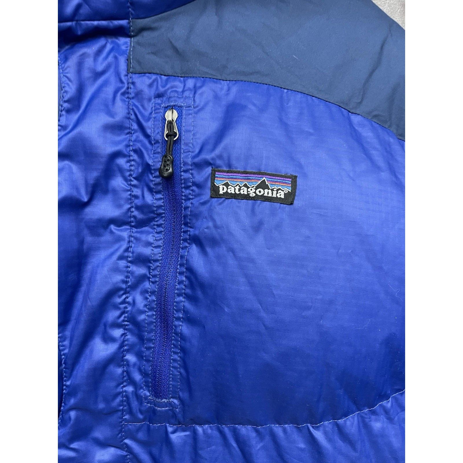 Patagonia VINTAGE (2008) PATAGONIA HIMALAYAN BAFFLED PARKA BLUE MEN ME Size US M / EU 48-50 / 2 - 3 Thumbnail