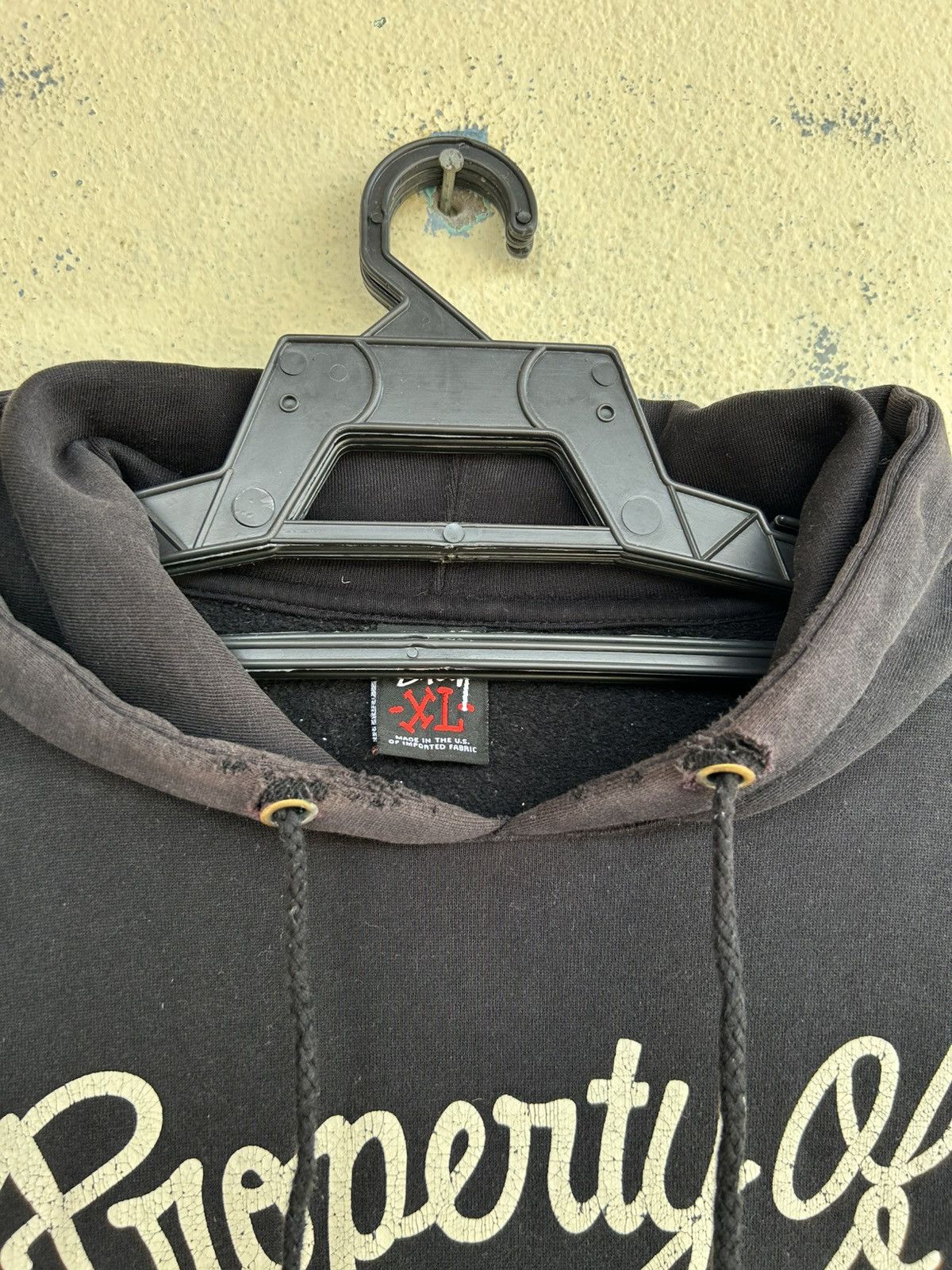 Stussy × Vintage Vintage Stussy Property Of Stussy Intl Hoodie Size US XL / EU 56 / 4 - 6 Thumbnail