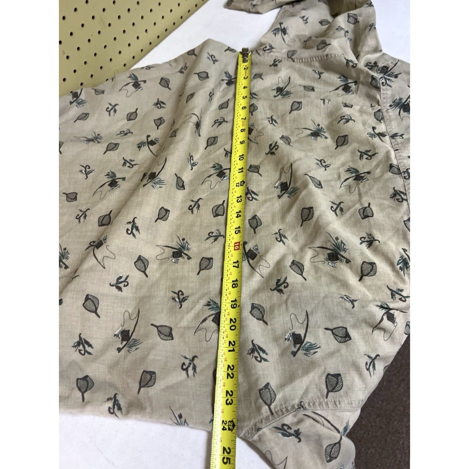 Bugle Boy VINTAGE Bugle Boy Button-Up Shirt Long Sleeve XL Tan Beige Cotton Blend 90s Western Outdoor Retro Classic Fish Logo Pockets Buttons Collared Mens Size US XL / EU 56 / 4 - 6 Thumbnail