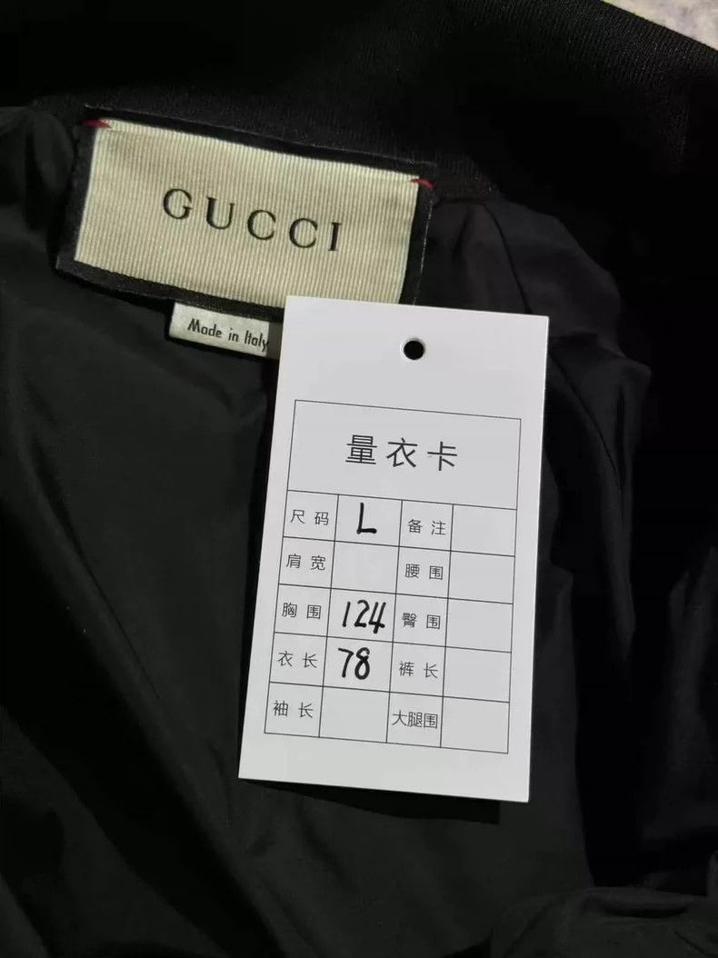 Gucci Gucci Snake print logo school uniform zipper jacket 2501-Ne Size US L / EU 52-54 / 3 - 5 Thumbnail
