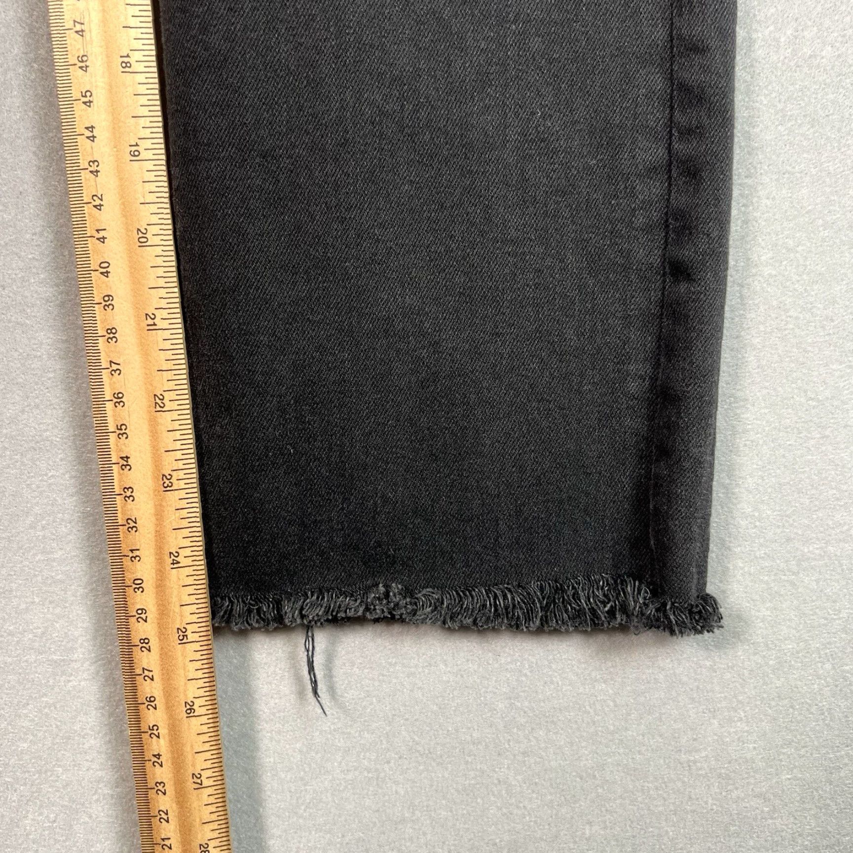 Everlane Everlane Jeans Straight Fit 29 Regular Black Dark Wash Cotton Blend Women Size 29" - 5 Thumbnail