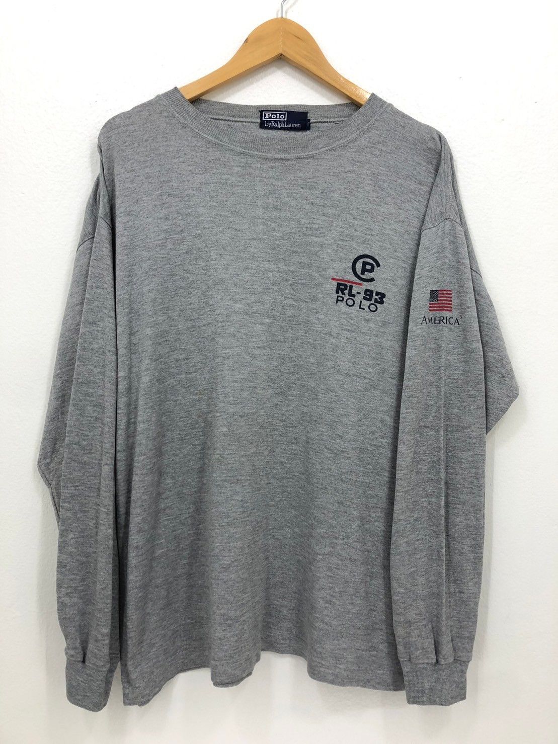 Polo Ralph Lauren × Ralph Lauren × Vintage Vintage Polo Ralph Lauren CPRL 93 America Cup A3 shirt wts01 Size US XL / EU 56 / 4 - 3 Thumbnail