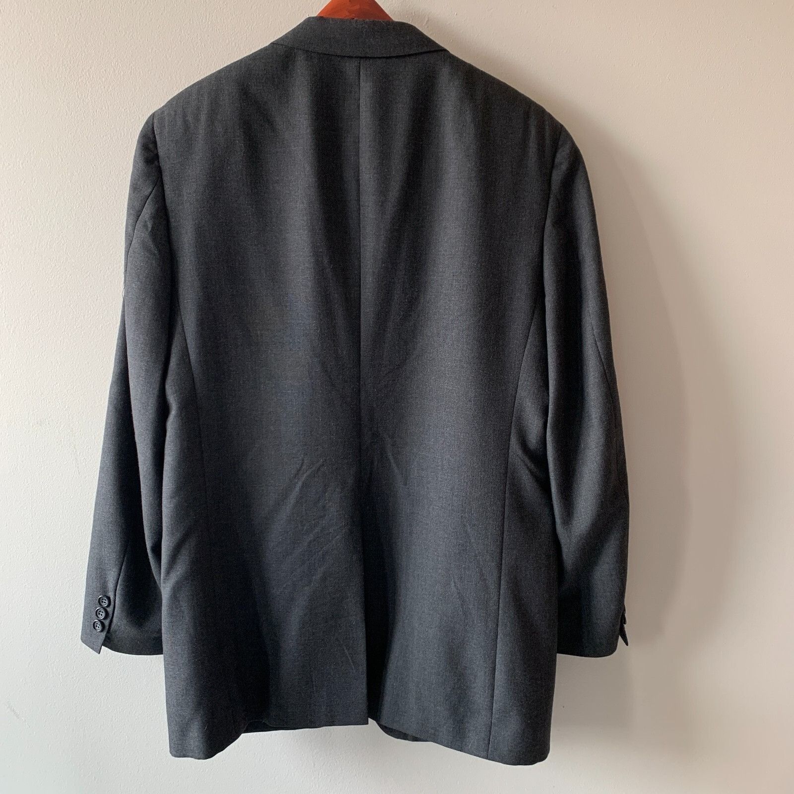 Other Kuppenheimer Executive Wool Blazer Men's 44R Solid Gray Suit Size 44R - 8 Thumbnail