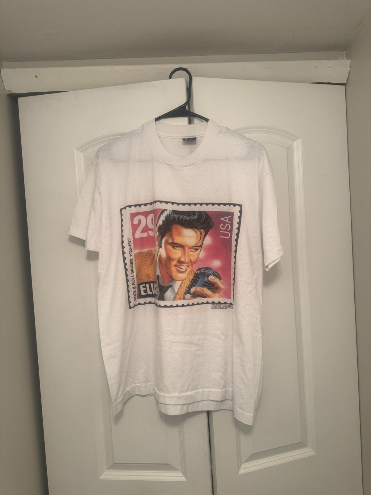 Vintage 1992 Elvis Presley Vintage Tee Size US XL / EU 56 / 4 - 1 Thumbnail