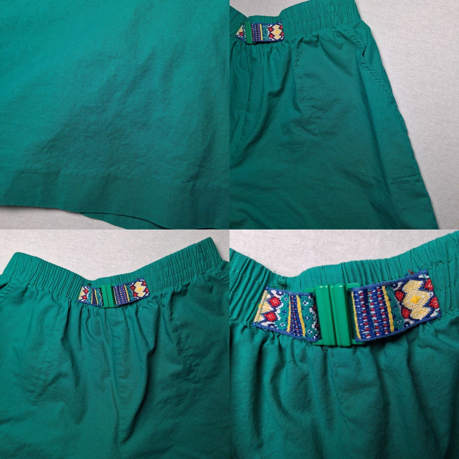 Vintage VINTAGE Cape Cod Sportswear Shorts Women 14 Mom Beach Elastic Turquoise USA Size 36" / US 14 / IT 50 - 9 Thumbnail