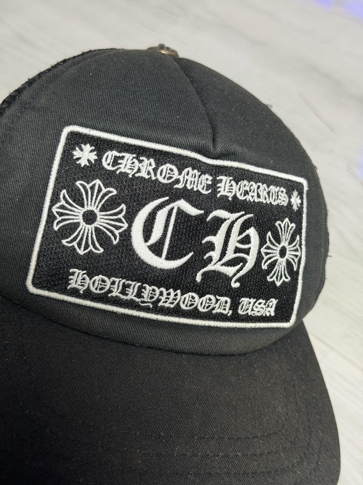 Chrome Hearts Chrome Hearts Hollywood Trucker Hat Size ONE SIZE - 4 Thumbnail