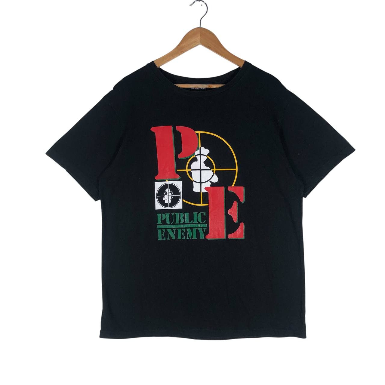 Public Enemy Vintage Public Enemy Target Logo T-Shirt Size US L / EU 52-54 / 3 - 1 Thumbnail