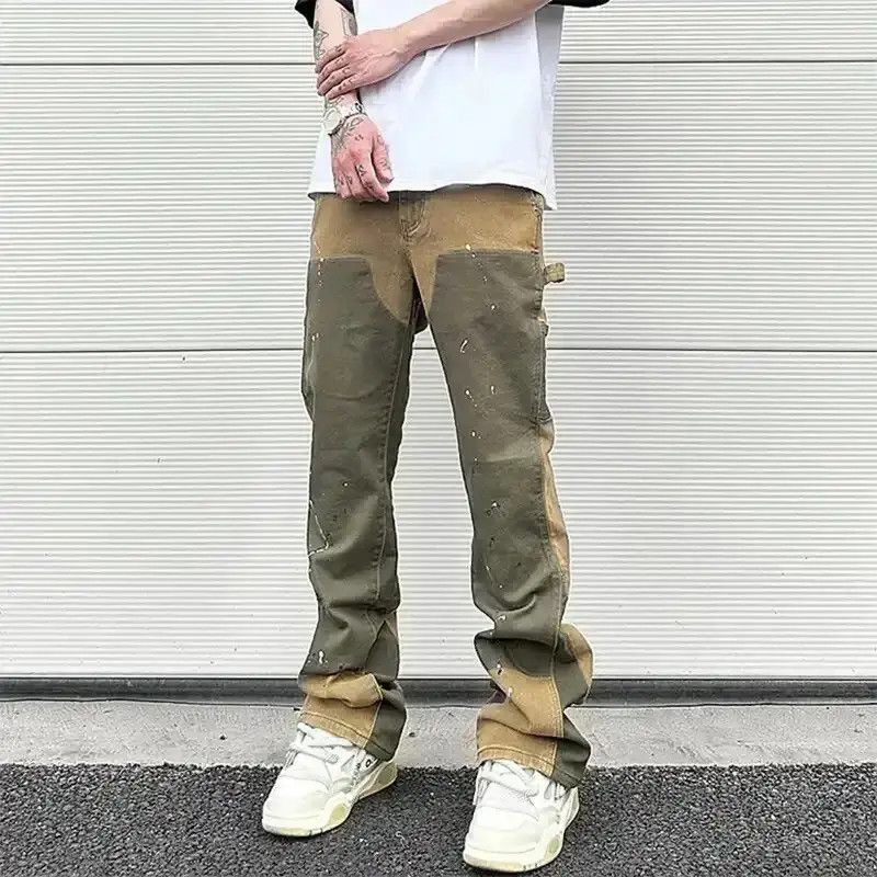 Japanese Brand Cleanfit Casual Washed Baggy Straight Denim Trousers Y2K Size US 34 / EU 50 - 1 Thumbnail