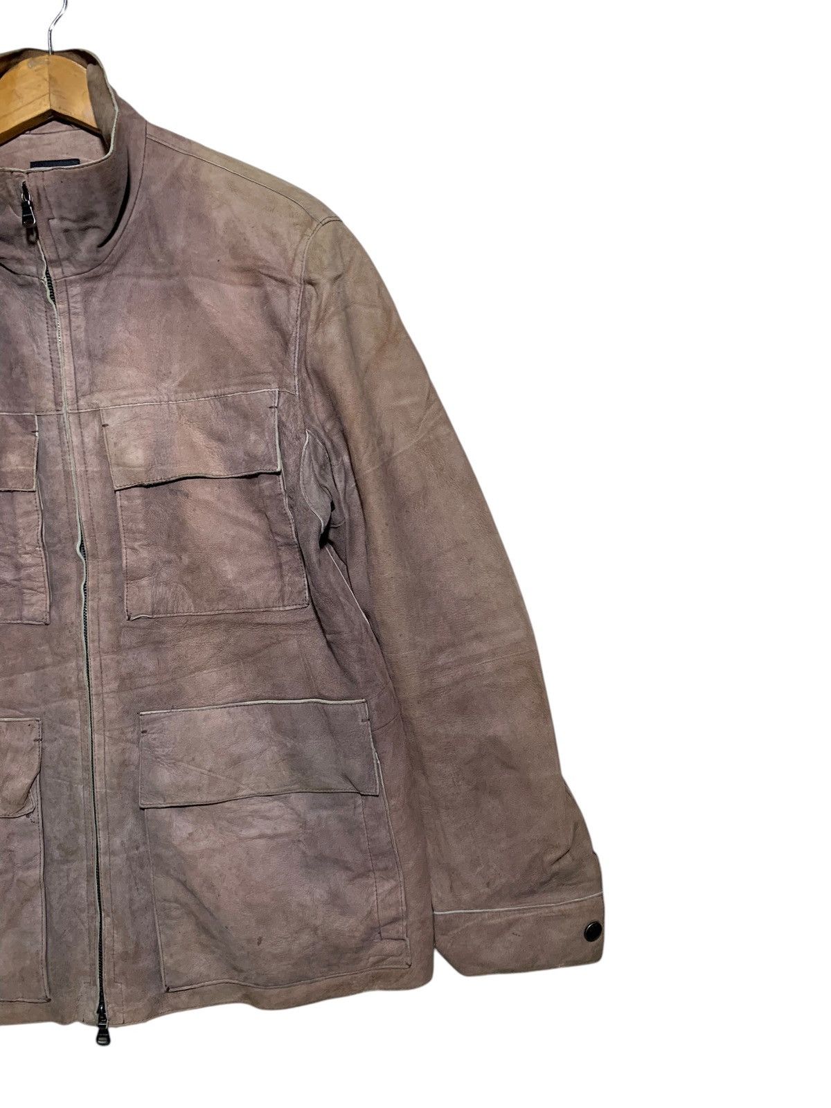 Hugo × Hugo Boss 🔥HUGO BOSS SPANISH LAMB SUEDE LEATHER JACKETS Size US L / EU 52-54 / 3 - 3 Thumbnail