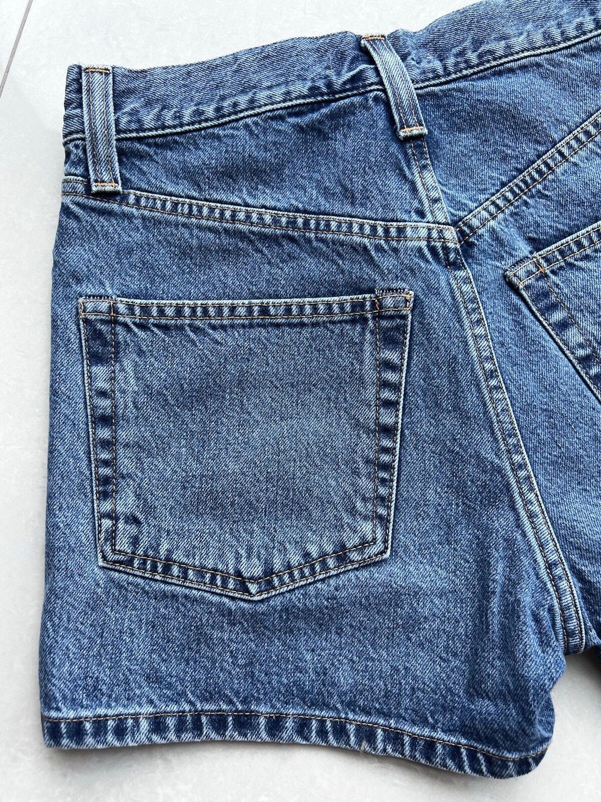 Helmut Lang Never Worn Helmut Lang Vintage High-Waisted Denim Shorts Size 24" / US 00 / IT 34 - 7 Thumbnail
