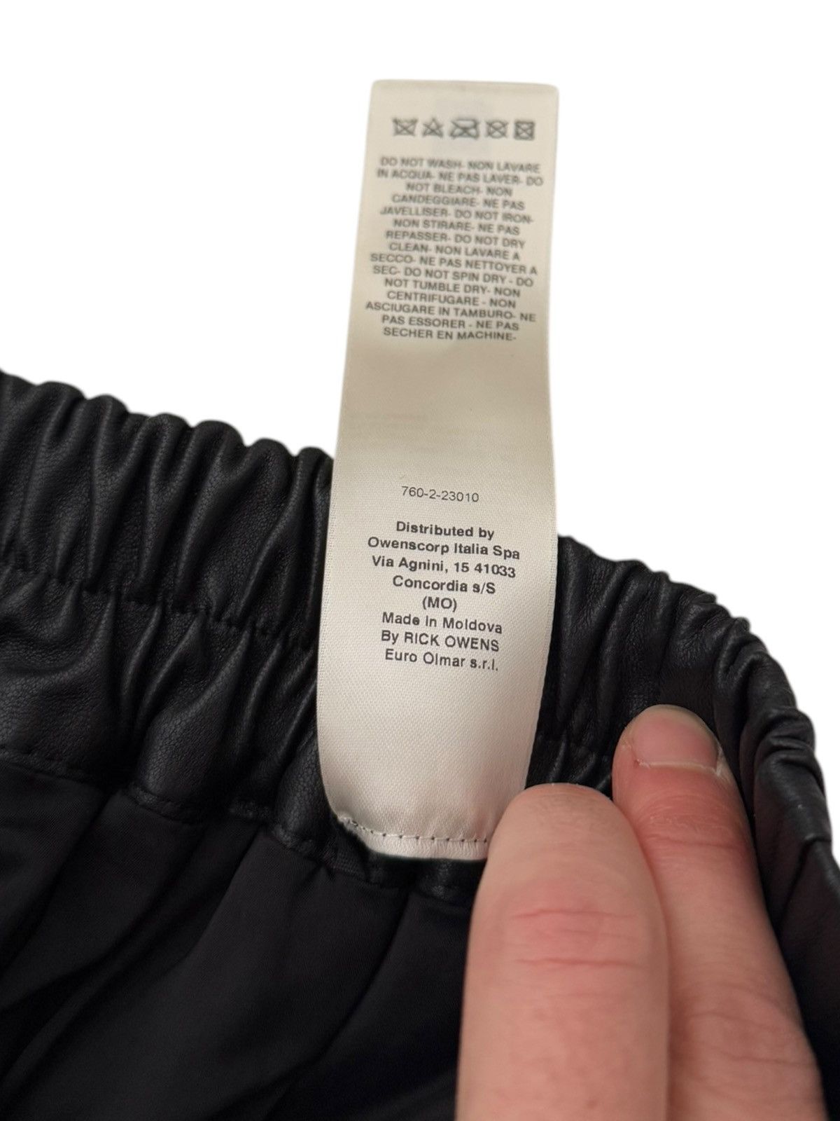 Rick Owens 2023 Luxor Strobe Lambskin Cargo Pants Size US 30 / EU 46 - 12 Thumbnail