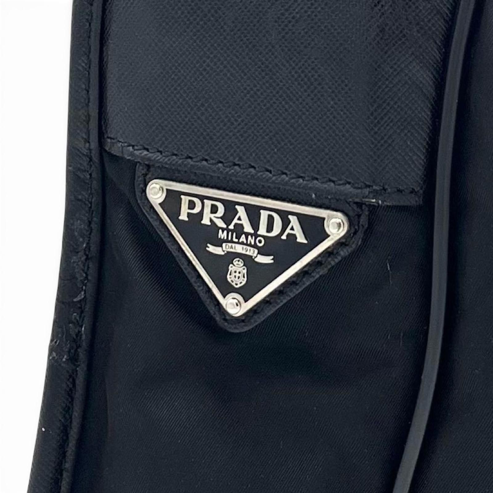 Prada Prada - Black Nylon Men's Shoulder Bag Size ONE SIZE - 3 Thumbnail