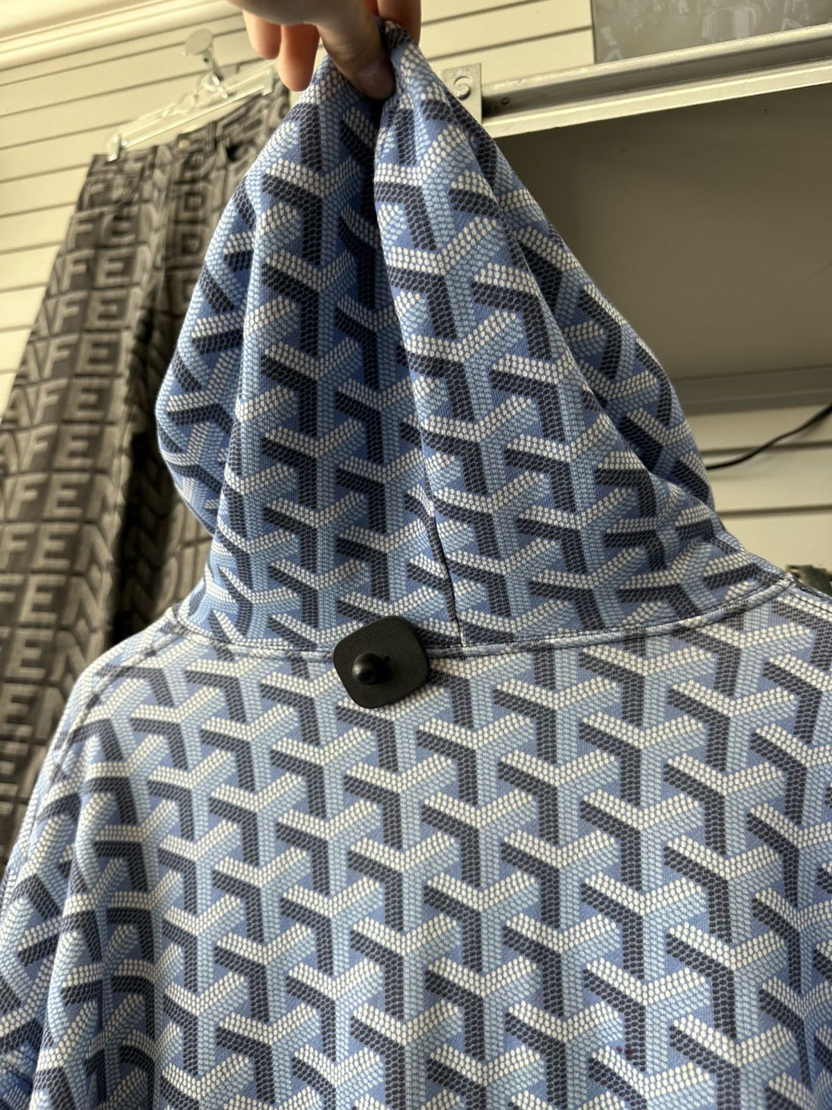 Bravest Studios BRAVEST STUDIOS GOYARD MONOGRAM PRINT HOODIE Size US L / EU 52-54 / 3 - 9 Thumbnail