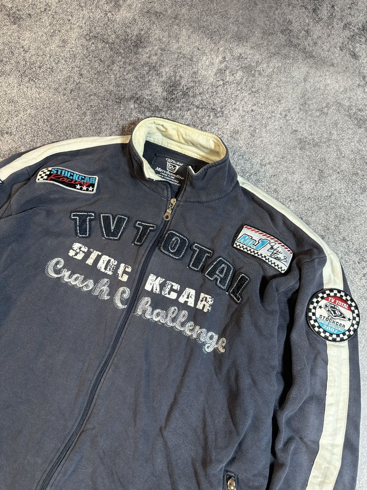 Vintage Y2K Racing Zip Up Jacket Streetwear Rare XL USA Size US XL / EU 56 / 4 - 2 Thumbnail