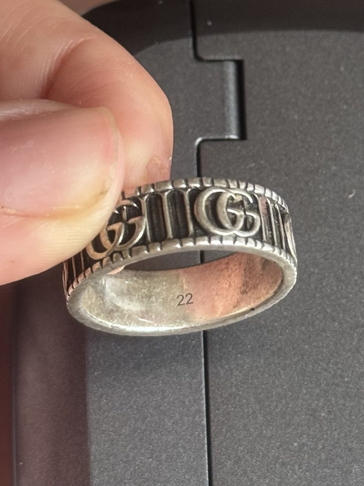 Gucci Gucci GG Marmont wide ring Size ONE SIZE - 4 Thumbnail