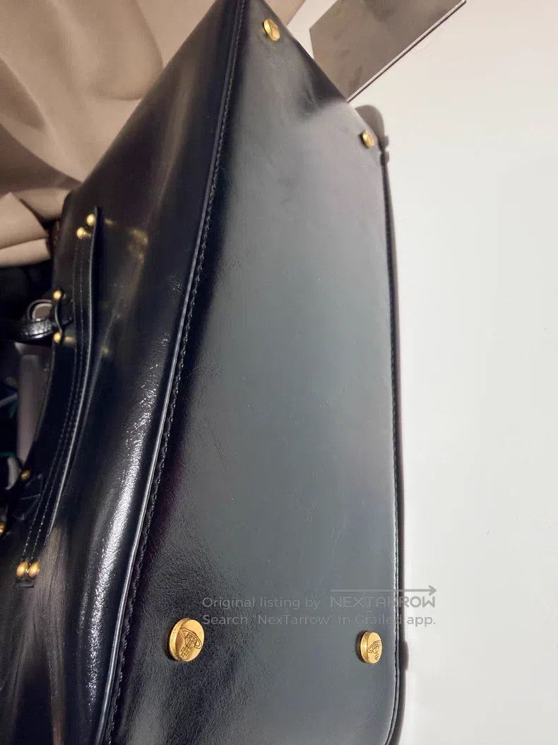 Vivienne Westwood Vivienne Westwood size os Black leather tote bag Size ONE SIZE - 4 Thumbnail