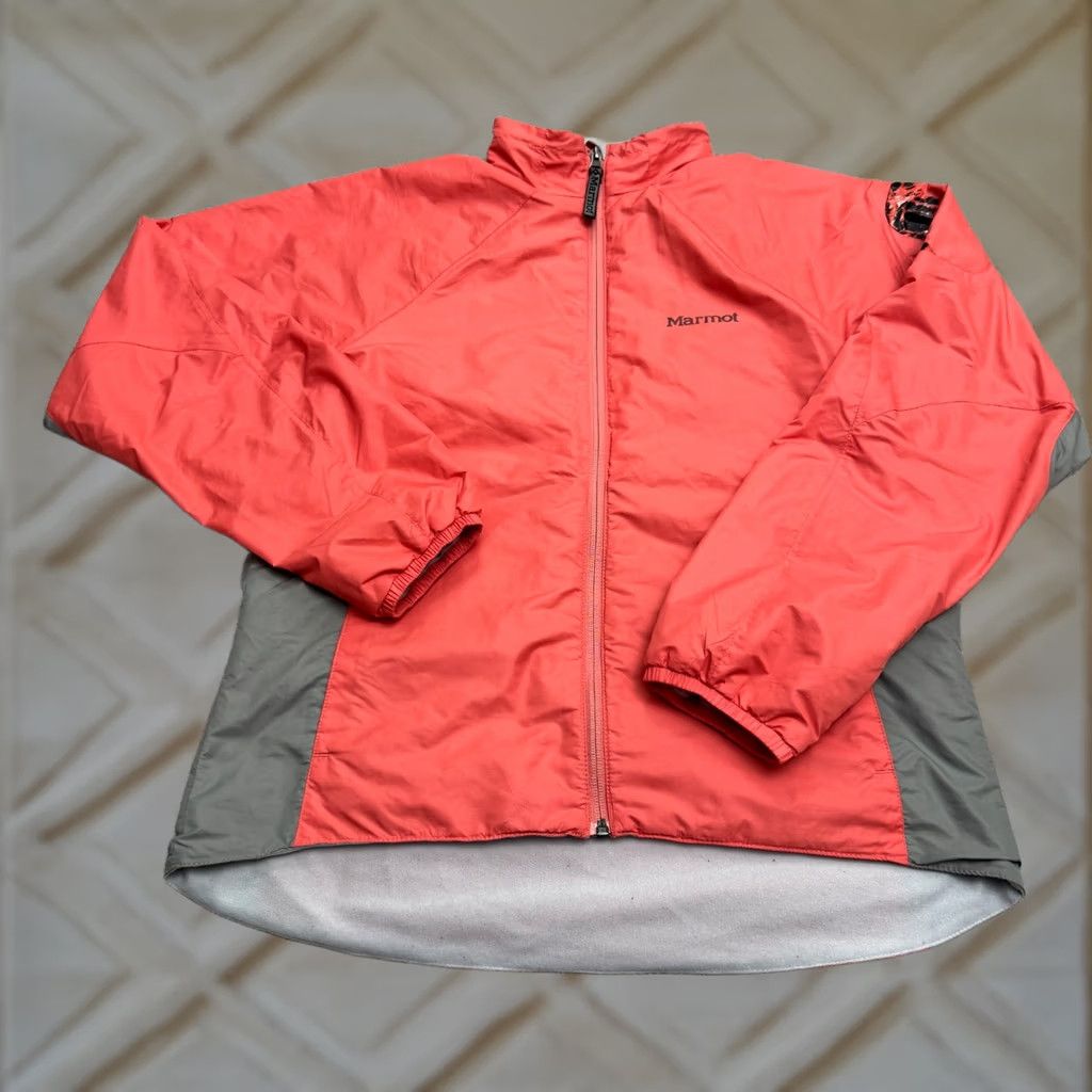 Marmot Marmot DriClime Jacket Womens Medium Pink Gray Full Zip Outdoor Hike Windbreaker Size M / US 6-8 / IT 42-44 - 1 Thumbnail