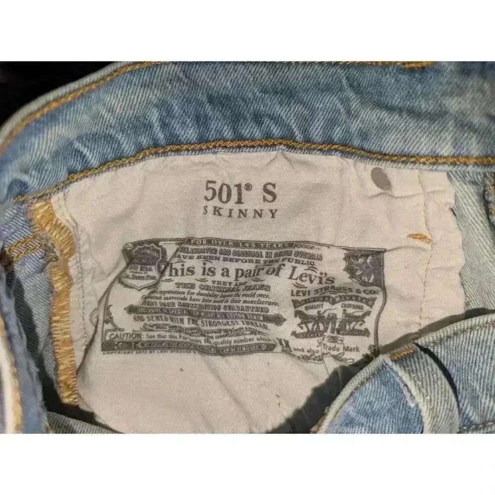 Levi's Vintage Levis Light 501 S Wash High-Waisted Jeans W31 x L28 Size US 31 - 8 Thumbnail