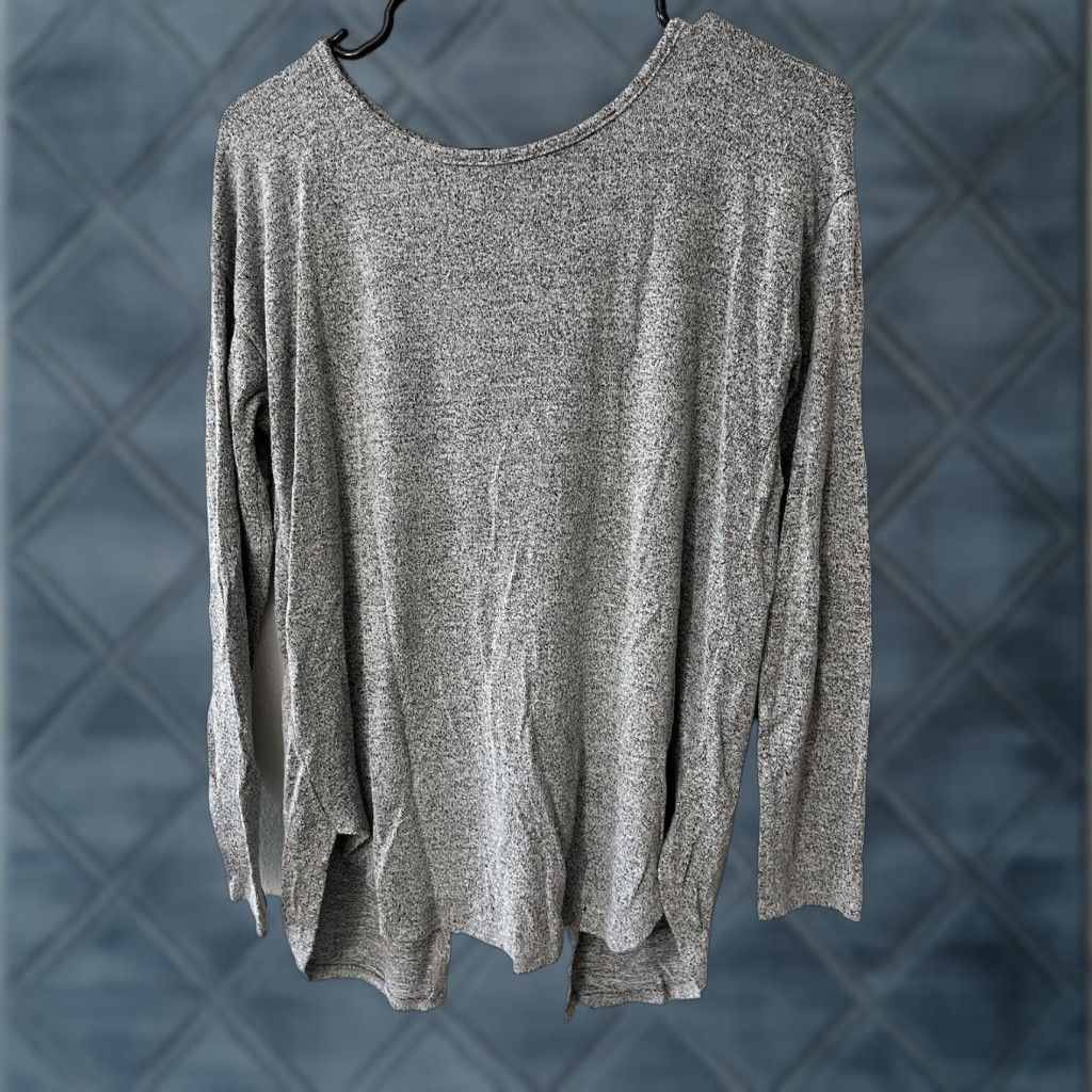 Vintage Aerie Shirt Women M Gray Long Sleeve Open Tie Back T-Shirt Womens Size M / US 6-8 / IT 42-44 - 1 Thumbnail
