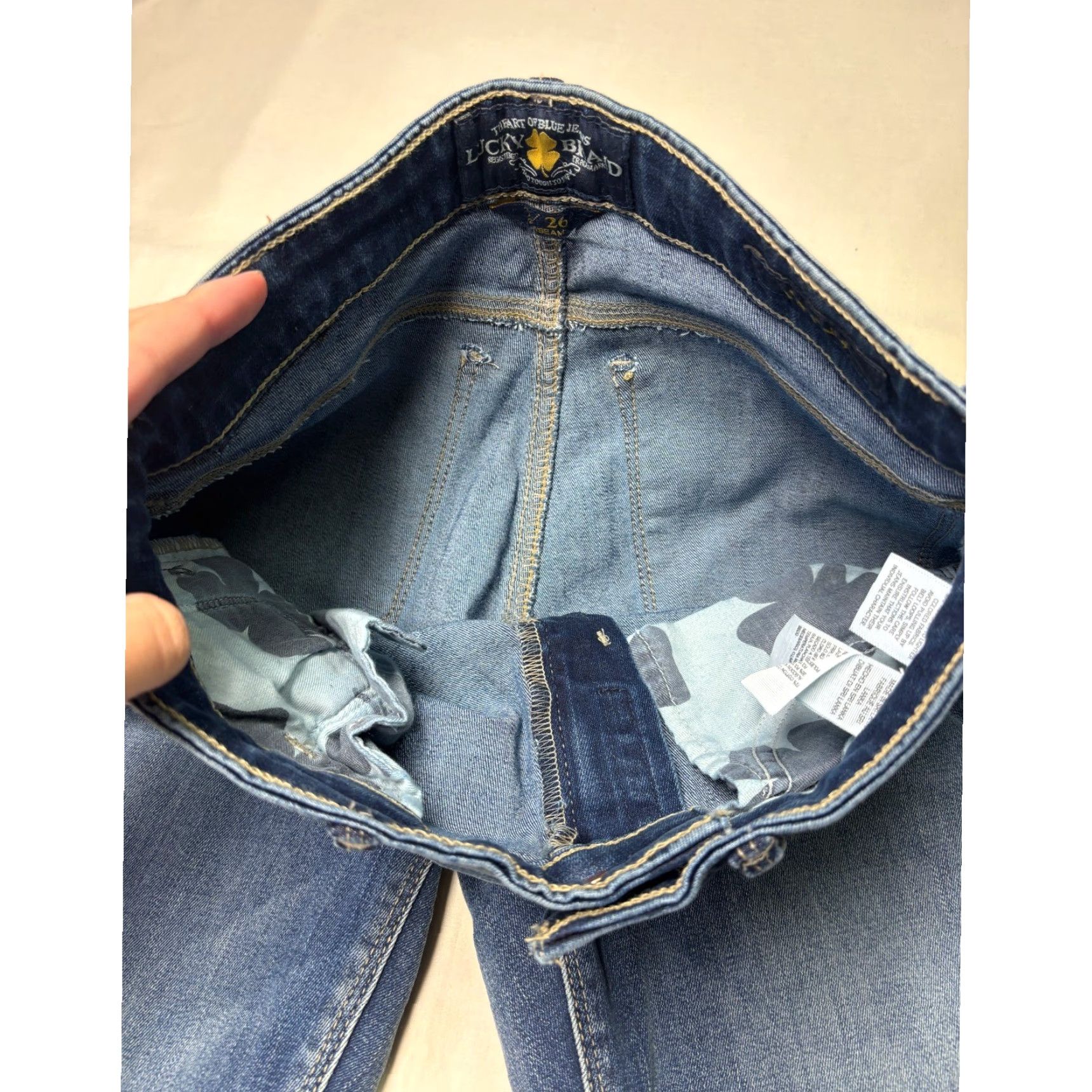 Lucky Brand Lucky Brand Jeans Women Skinny Blue Wash 26 2 Ava Stretch Denim Inseam 29 Size 26" / US 2 / IT 38 - 4 Thumbnail