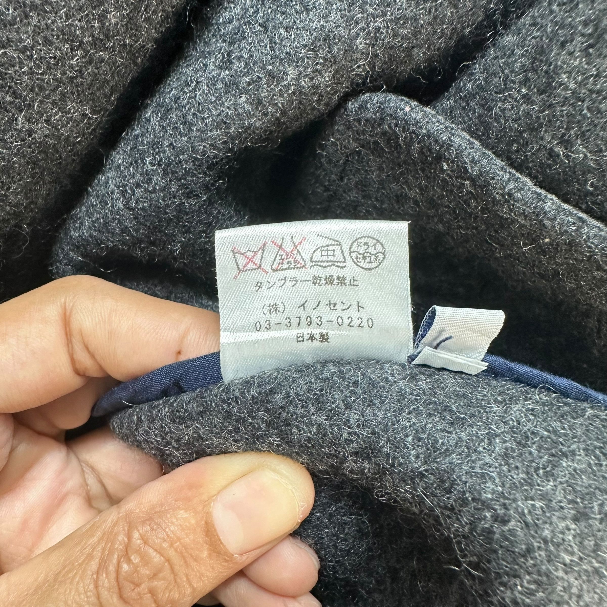 Japanese Brand NIMES Wool Double Breasted Coat #A48-1125 Size S / US 4 / IT 40 - 9 Thumbnail