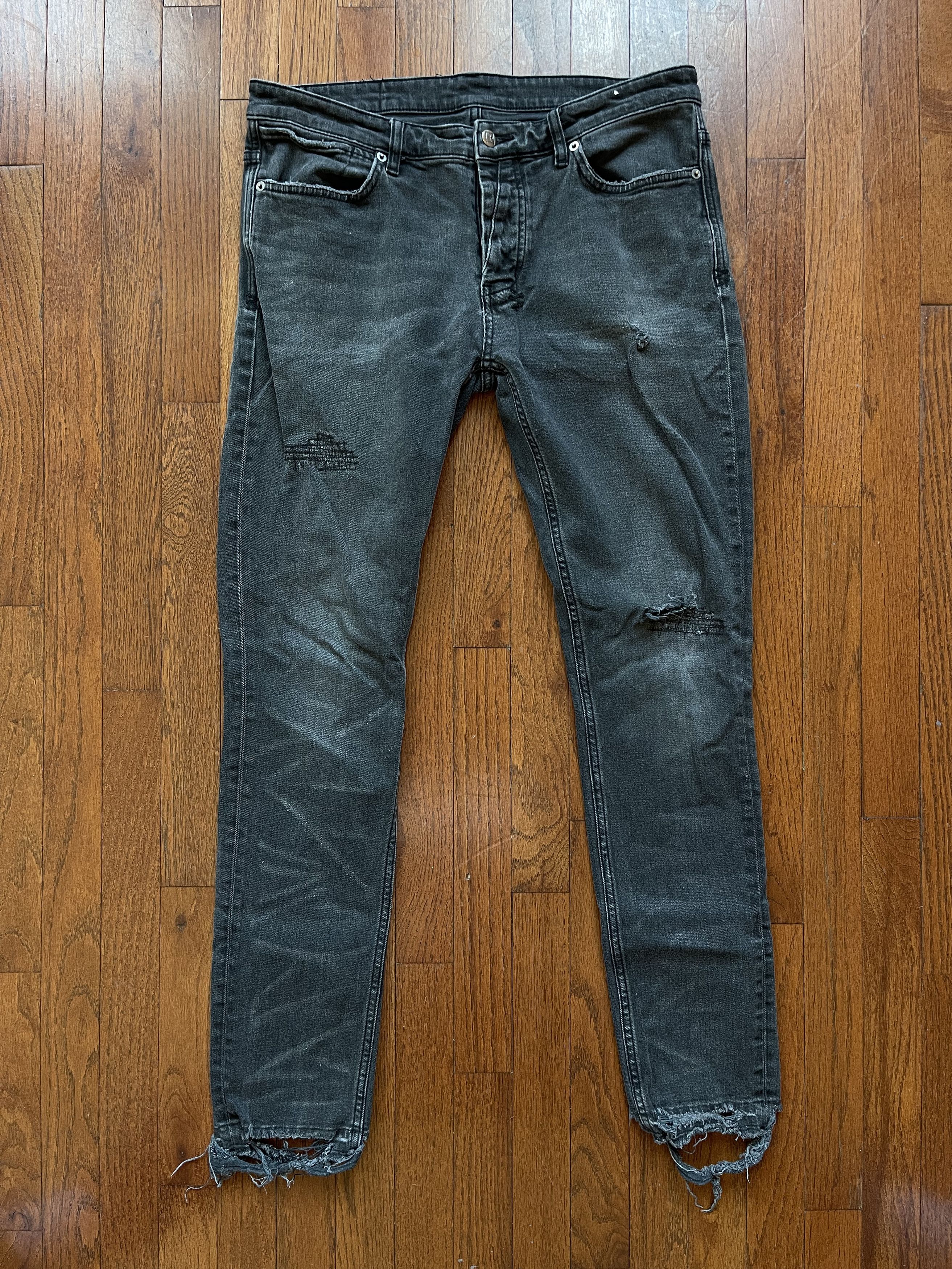 Ksubi van winkle black grime slim denim Size US 32 / EU 48 - 1 Thumbnail