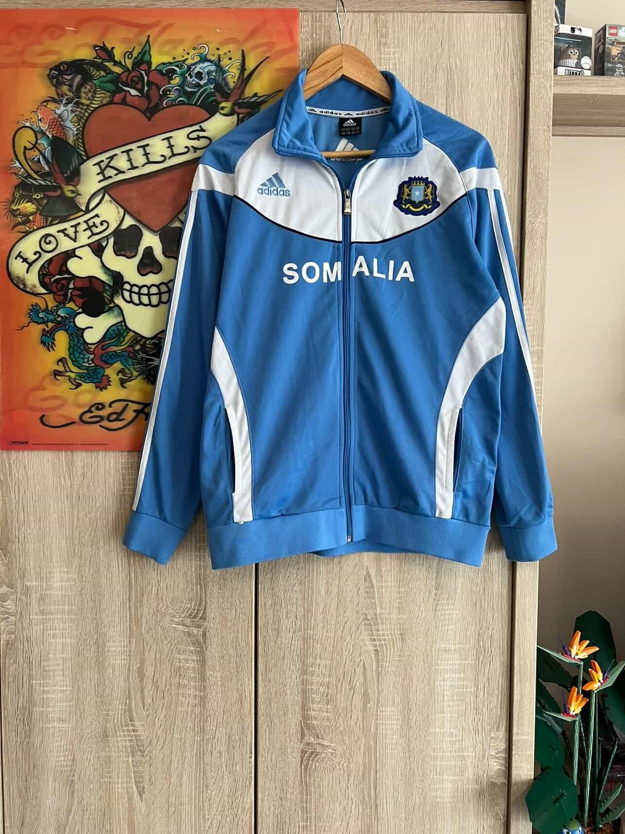 Adidas Vintage Soccer track Jacket Somalia Very rare 🔥