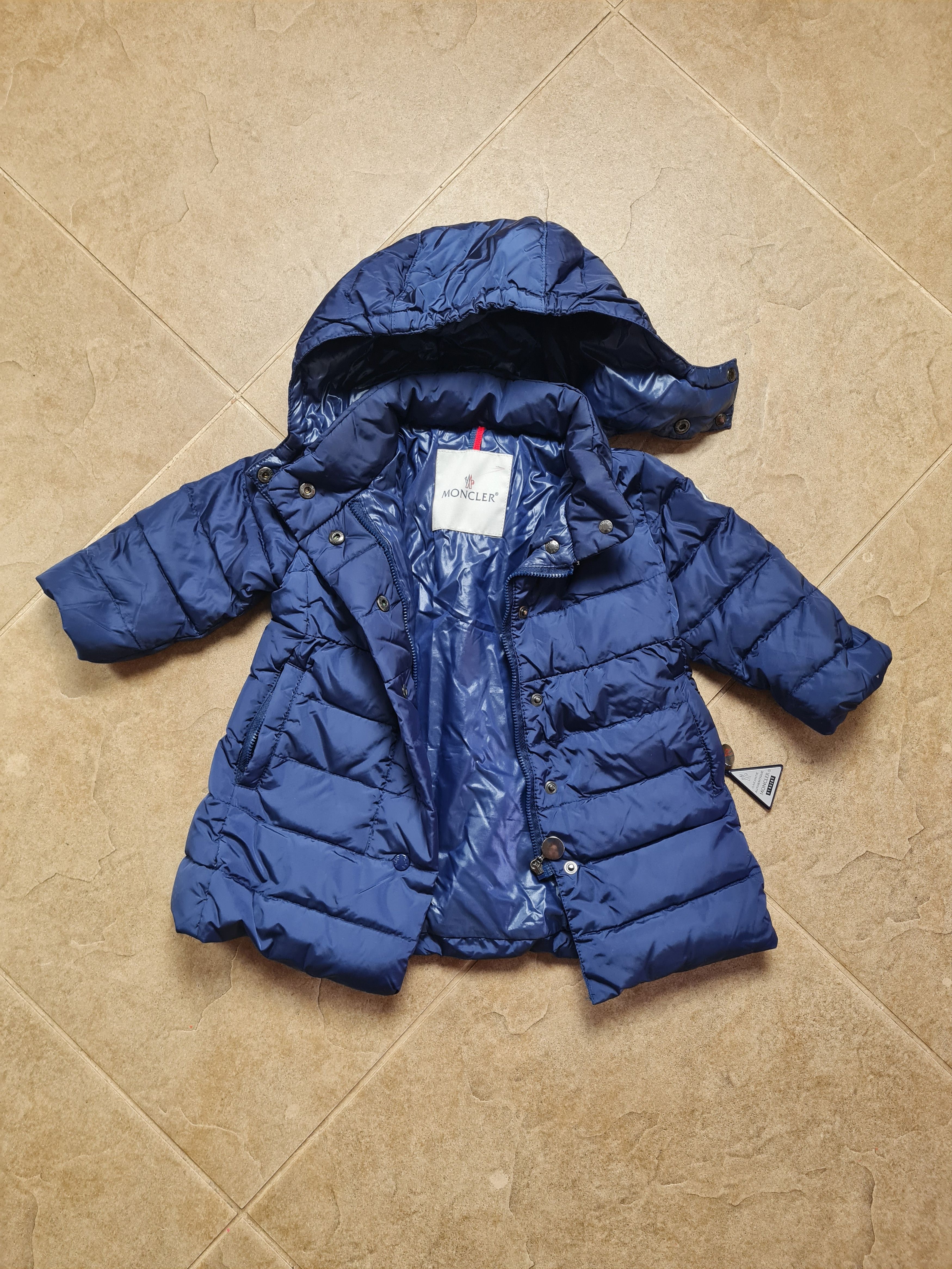 Moncler Down Jacket Moncler Parka Blue12 mois - sz 74cm Size XXS / US 00 / IT 34 - 9 Thumbnail