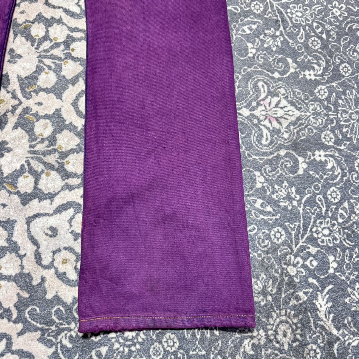 Levi's Vintage Levis 501 Dusty Purple Dyed Jeans Size US 33 - 15 Thumbnail