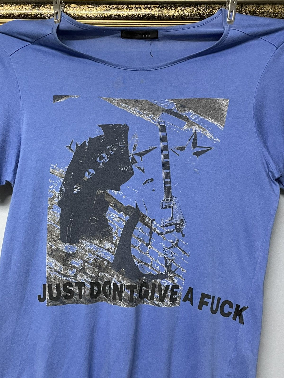 Japanese Brand Vintage 1990s Japan Boycott - Just Dont Give A Fuck Tshirt Size US S / EU 44-46 / 1 - 3 Thumbnail