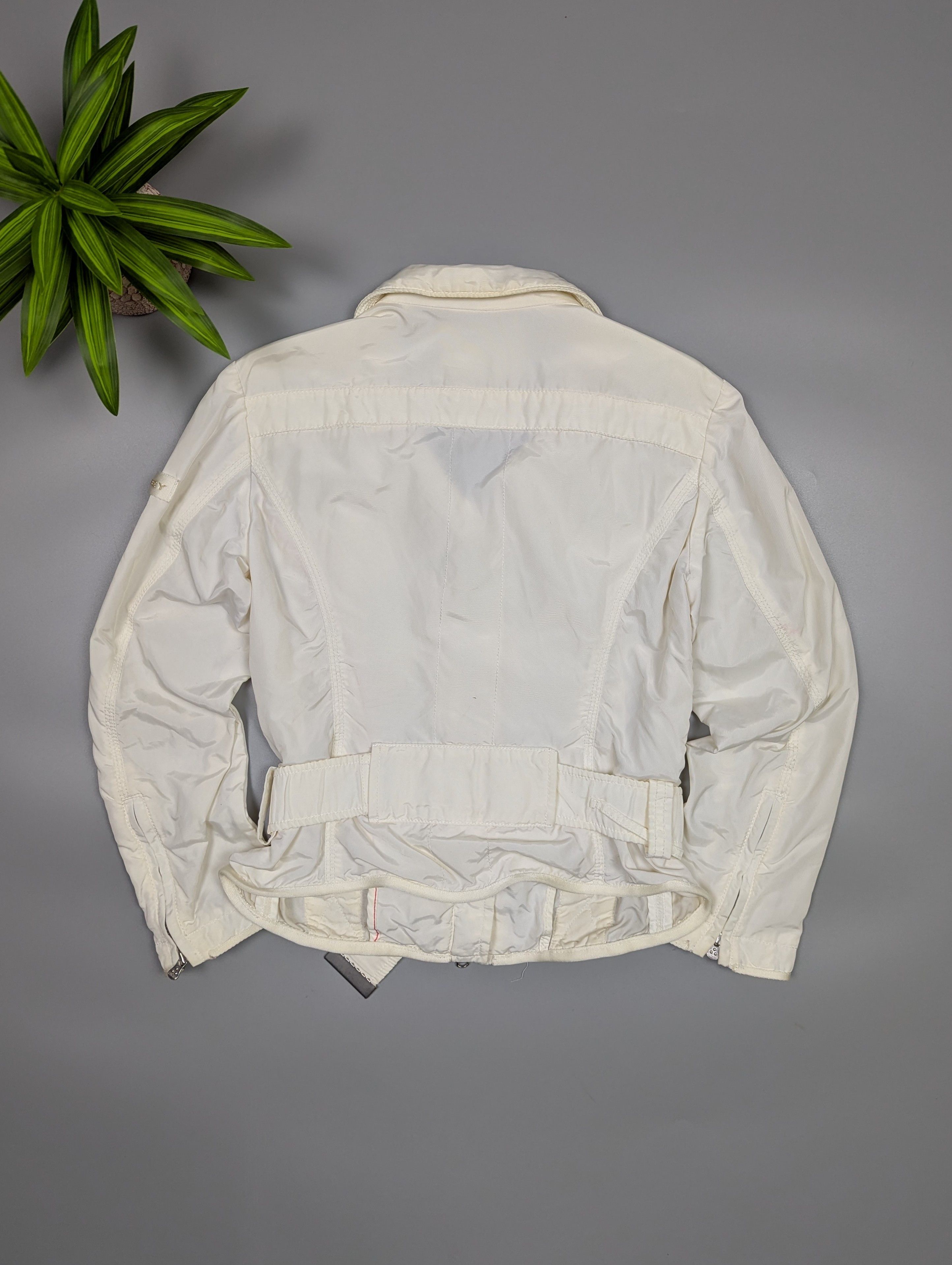 Peuterey Peuterey Hill Rose Vintage Shiny White Jacket Biker Size S / US 4 / IT 40 - 14 Thumbnail