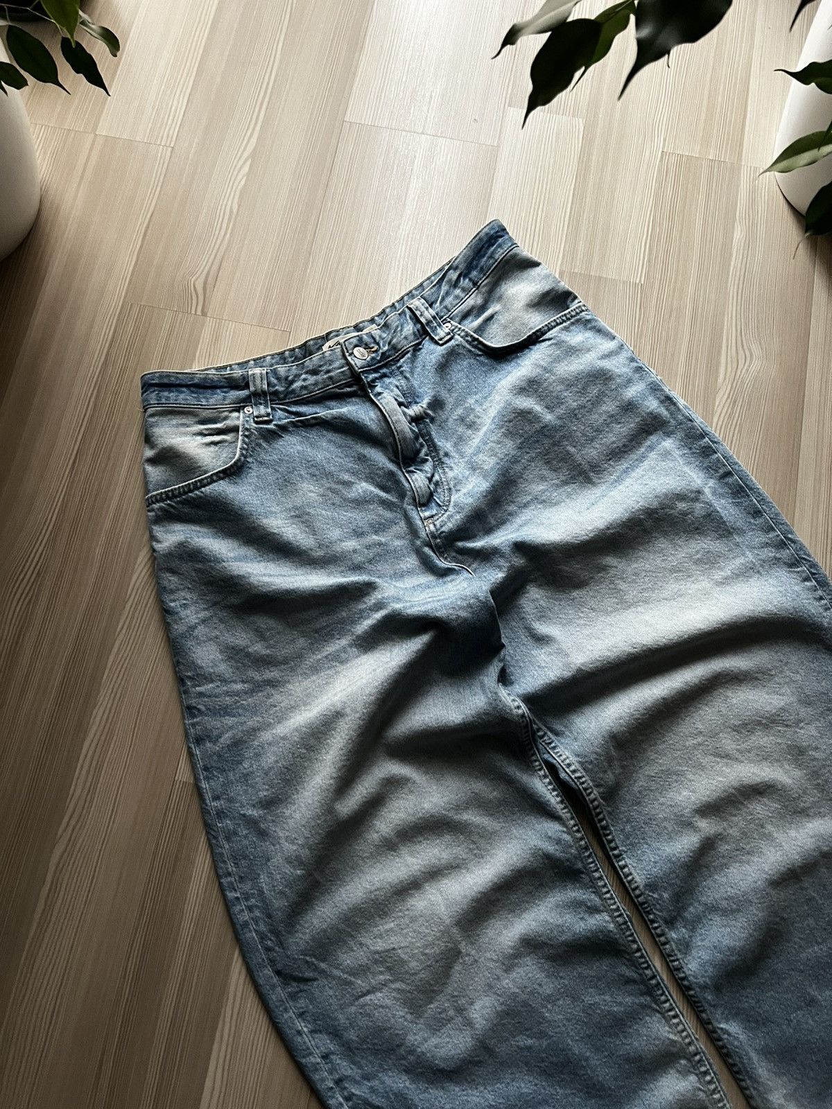 Other CRAZY VINTAGE BAGGY BLUE DENIM JEANS JNCO STYLE Y2K Size US 34 / EU 50 - 3 Thumbnail