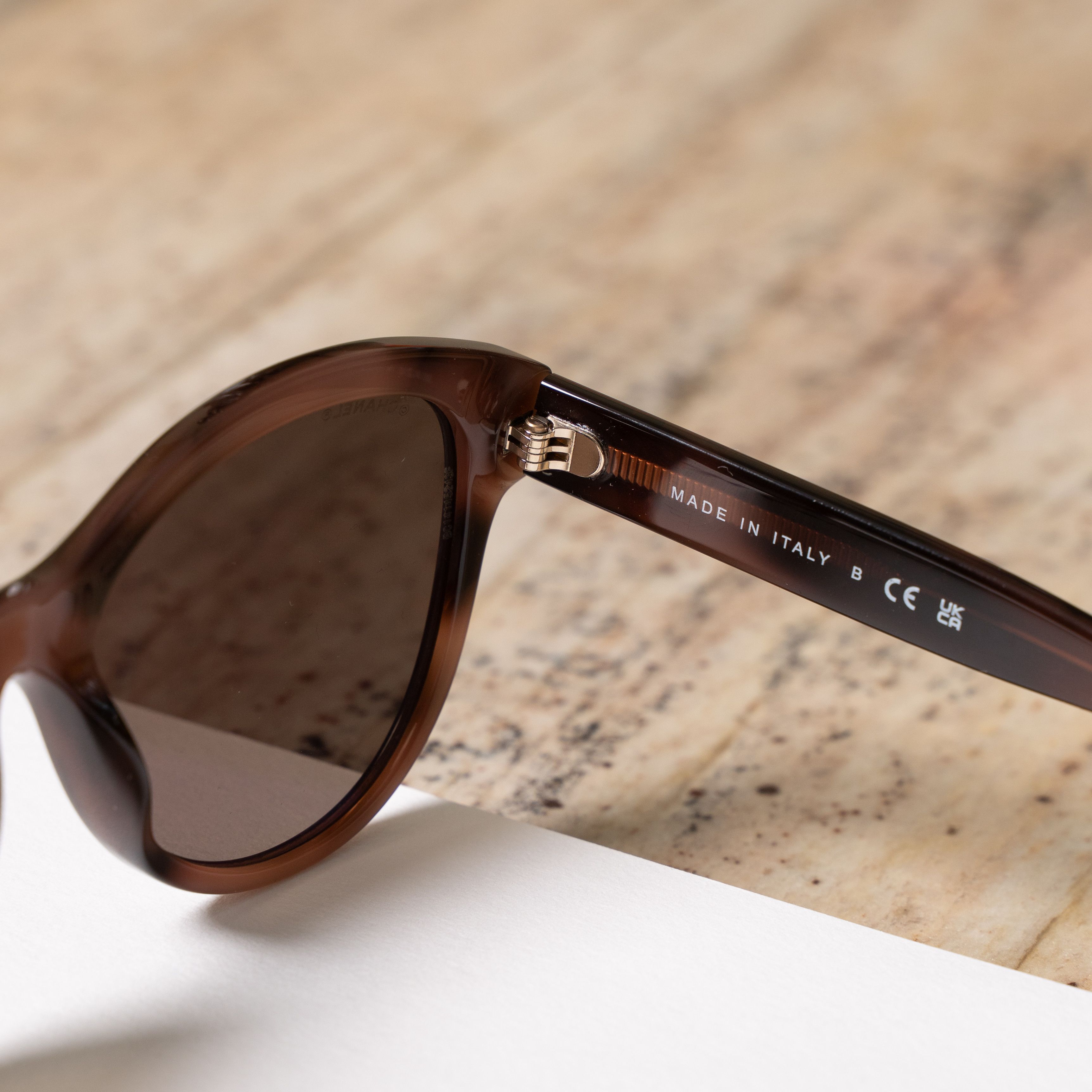 Chanel CHANEL 0CH5458 1661/3 Butterfly Sunglasses Size ONE SIZE - 6 Thumbnail