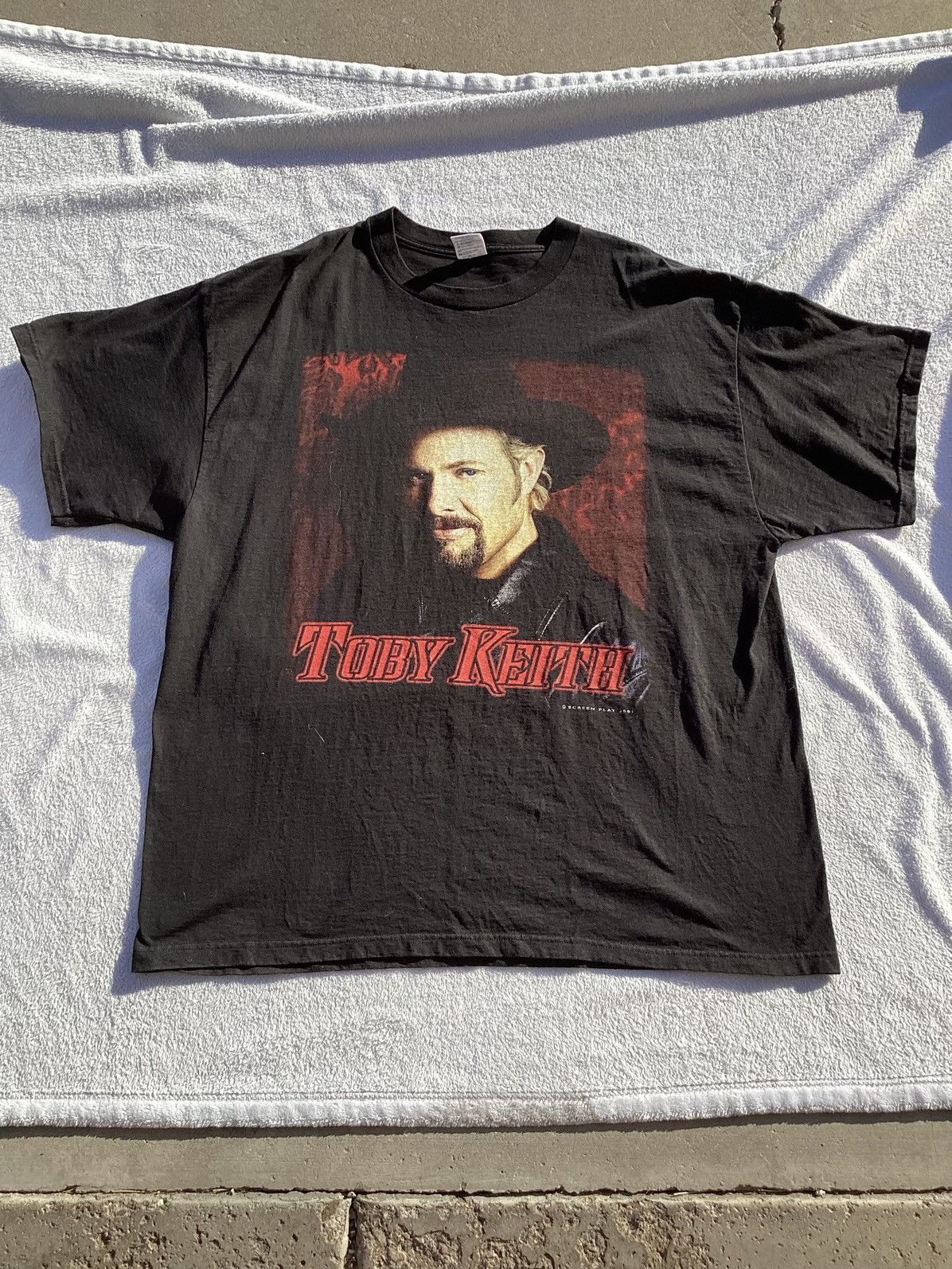 Delta 2001 Toby Keith I wanna talk about me country tour/band t Size US XXL / EU 58 / 5 - 1 Thumbnail