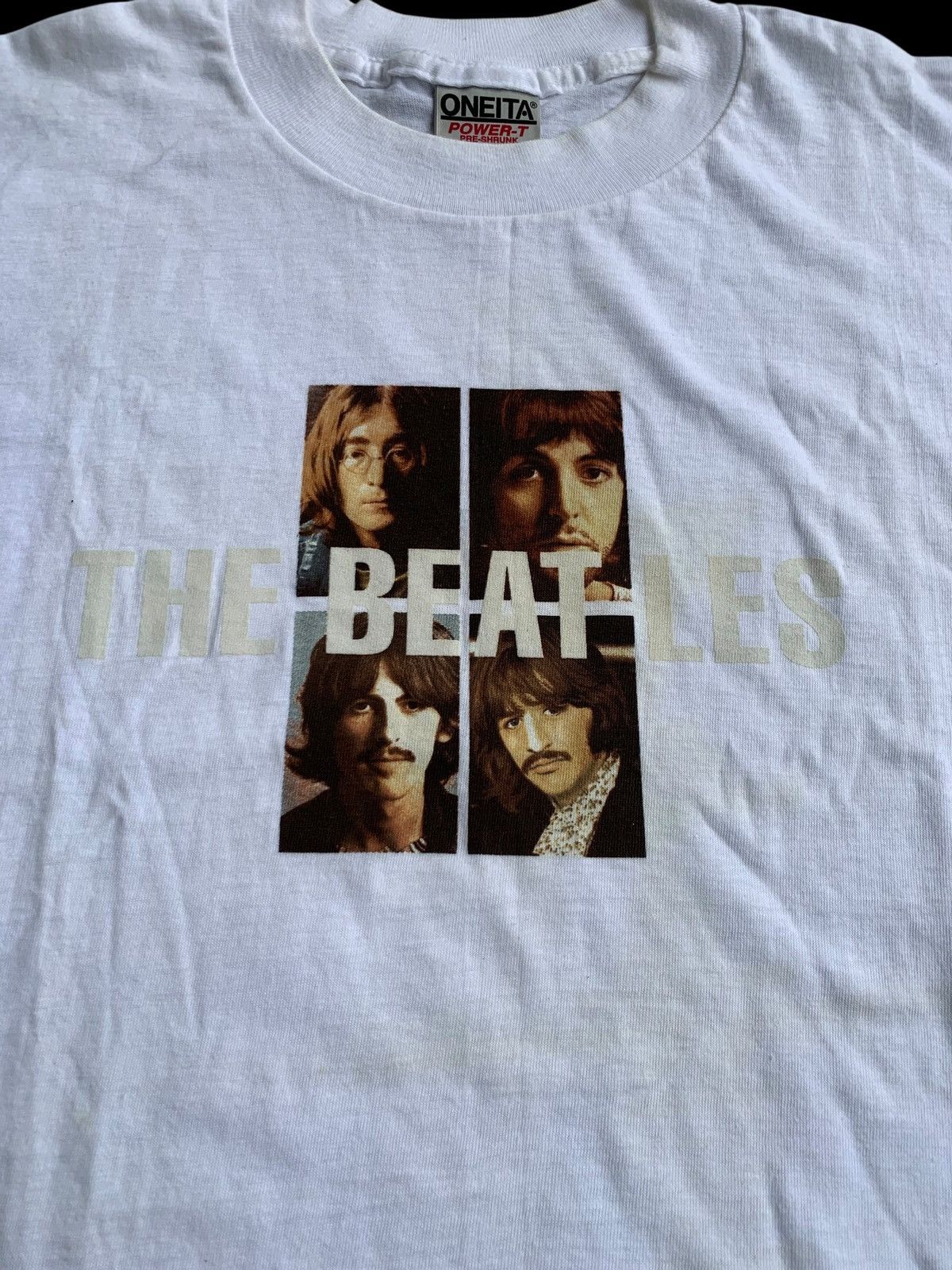 Band Tees × Japanese Brand × Vintage Vintage 90s The Beatles White Album T-shirt Size US L / EU 52-54 / 3 - 4 Thumbnail