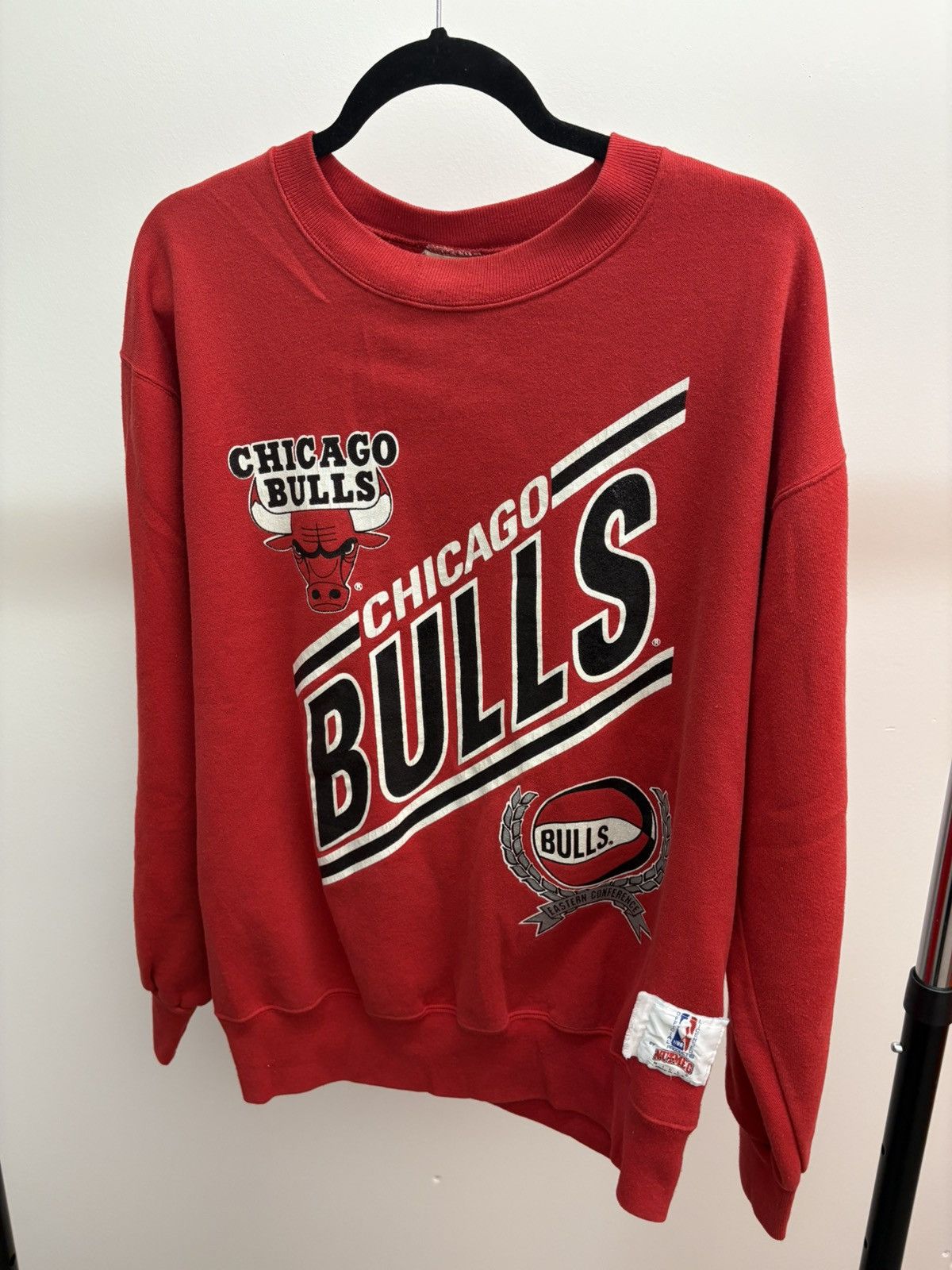 NBA × Nutmeg × Vintage Vintage Chicago Bulls 90s Crewneck Size US L / EU 52-54 / 3 - 1 Thumbnail