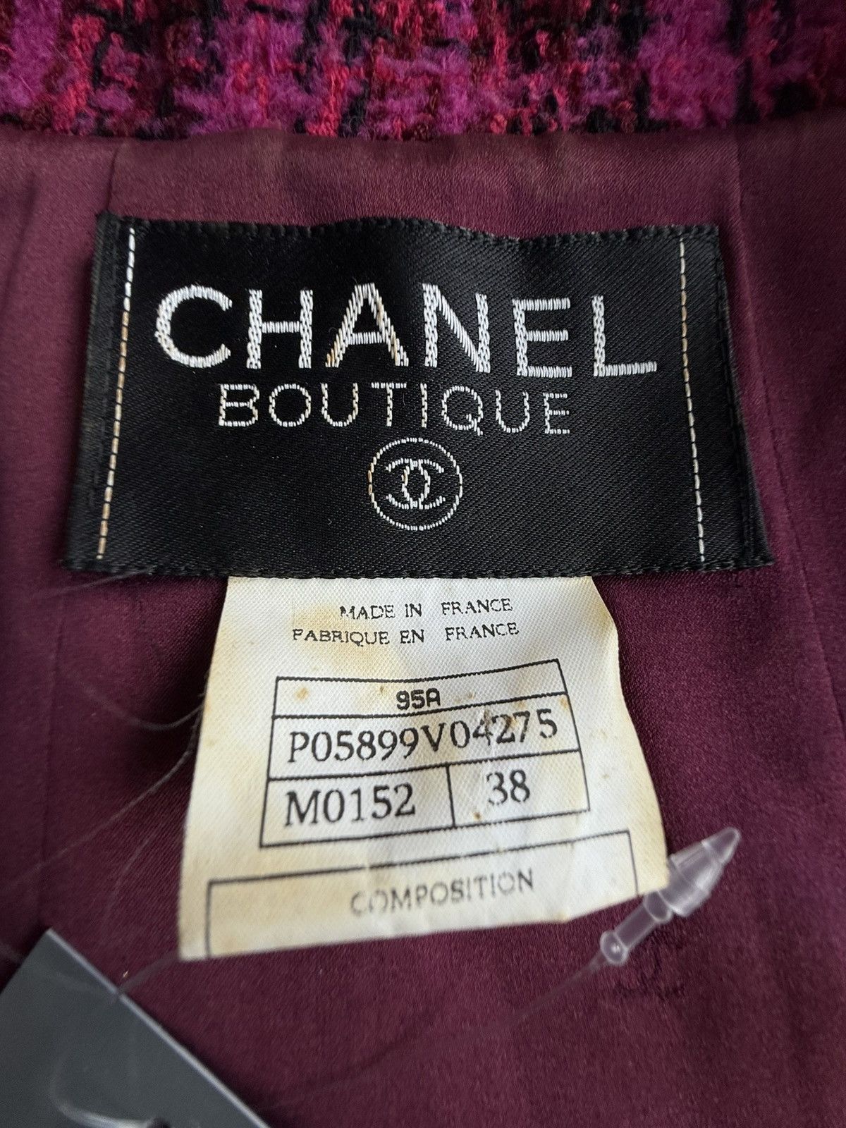 Chanel 1995 Barbie Collection - Chanel Tweed Set Size XS / US 0-2 / IT 36-38 - 10 Thumbnail