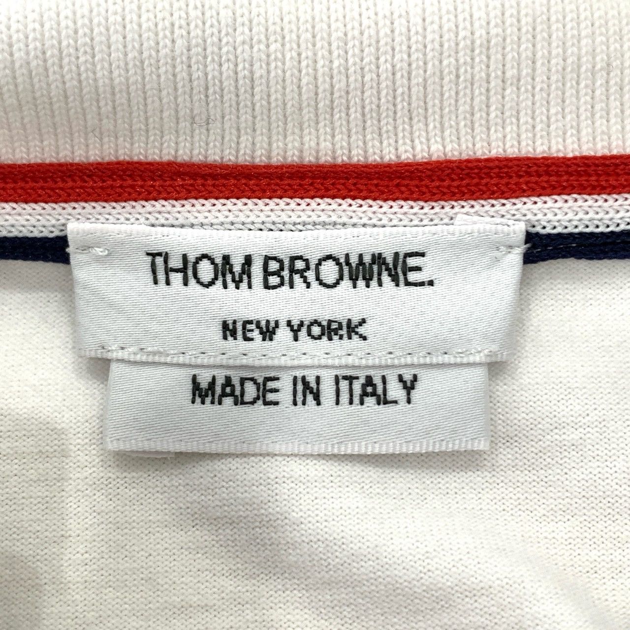 Thom Browne Thom Browne Pocket Stripe Design Cotton Polo Shirt Size US S / EU 44-46 / 1 - 6 Thumbnail