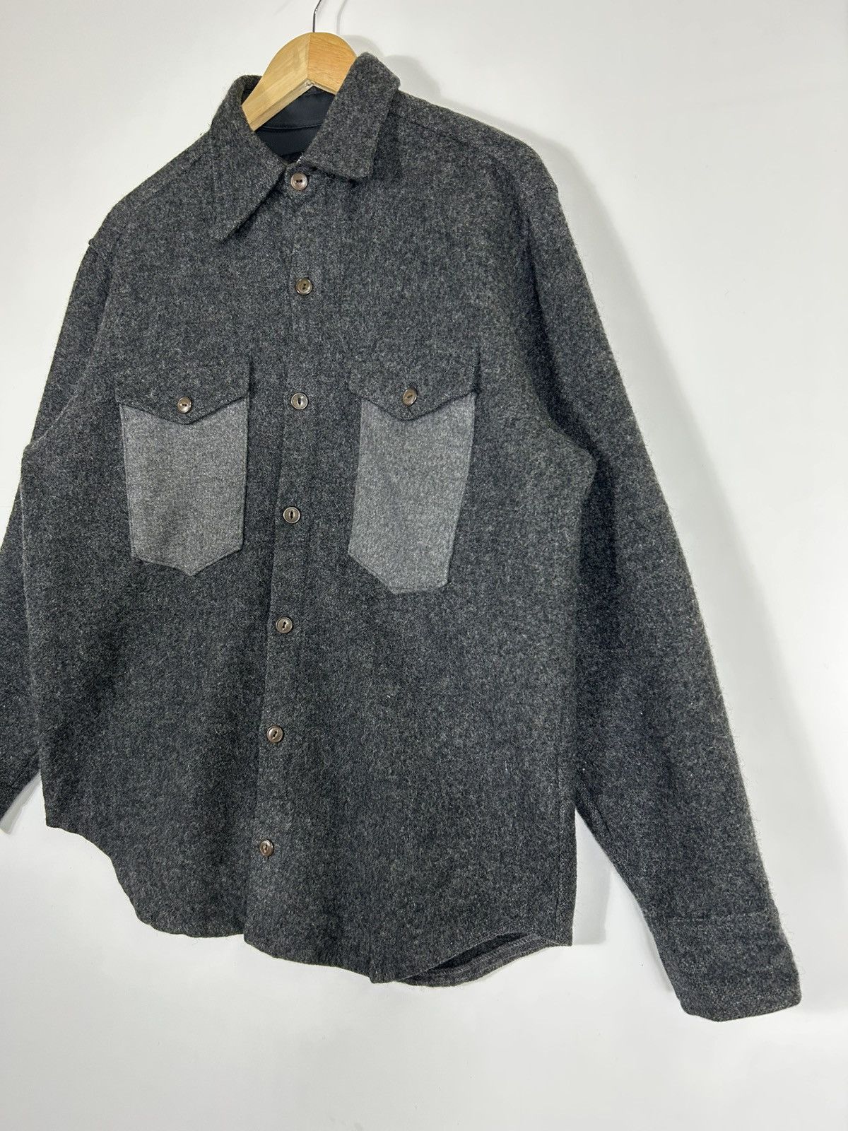 New Zealand Outback ⚡️Vintage Swanndri Wool Button Chore Shirt Jacket Size US M / EU 48-50 / 2 - 3 Thumbnail