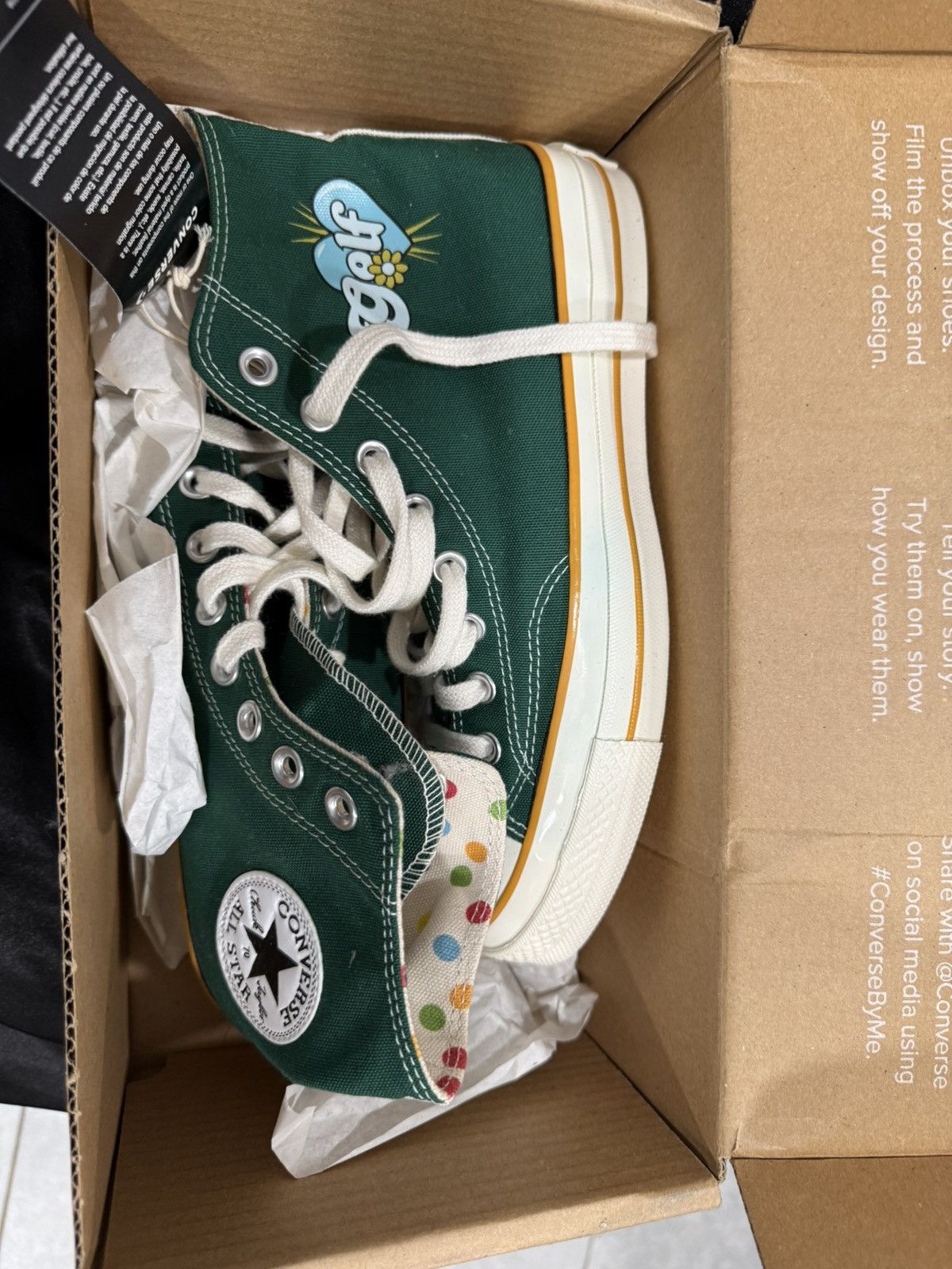 Golf Wang Converse Chuck Taylor X GOLF Customized Shoes Size US 7 / EU 40 - 1 Thumbnail
