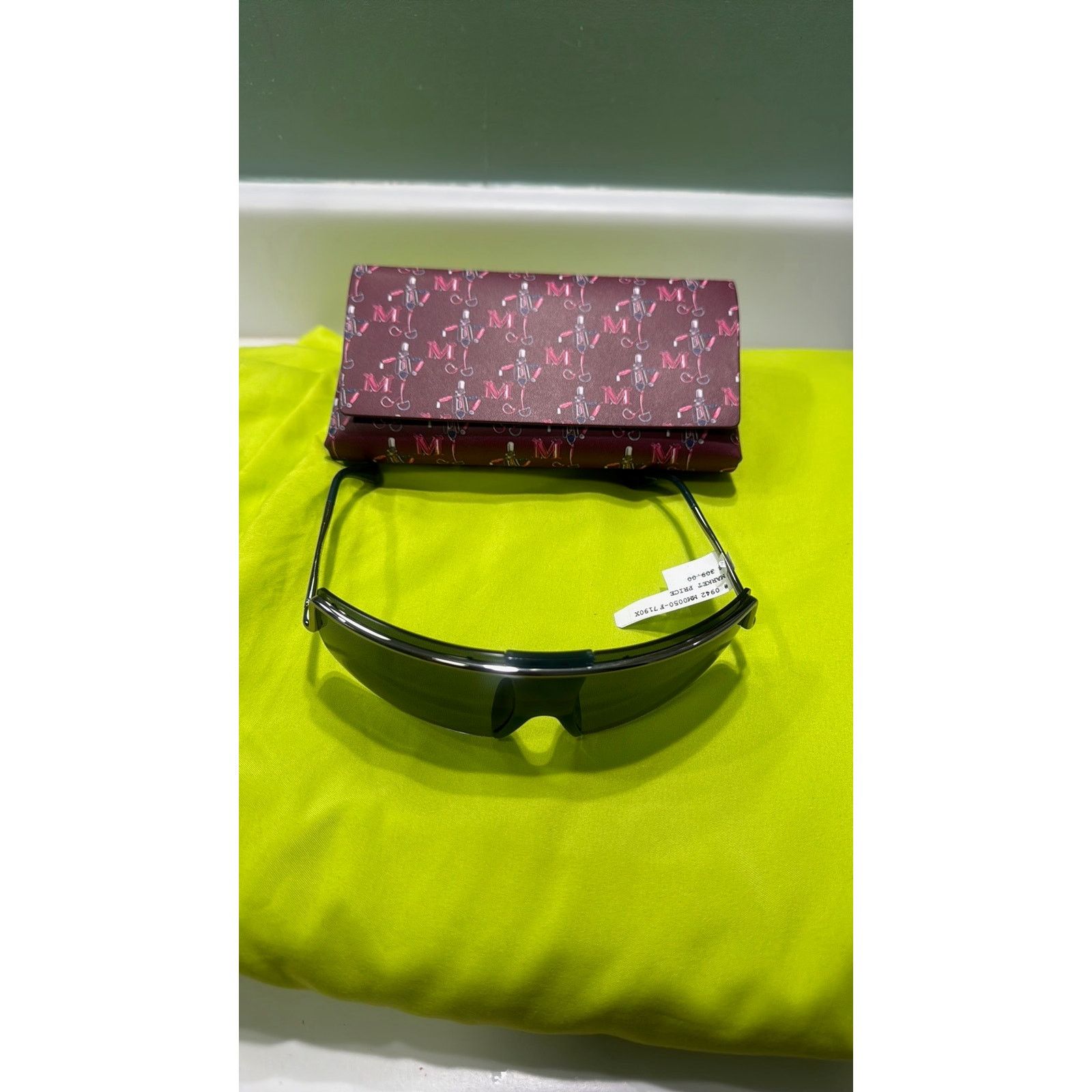 Maximum Henry Max Mara 71MM Shield Sunglasses Size ONE SIZE - 11 Thumbnail