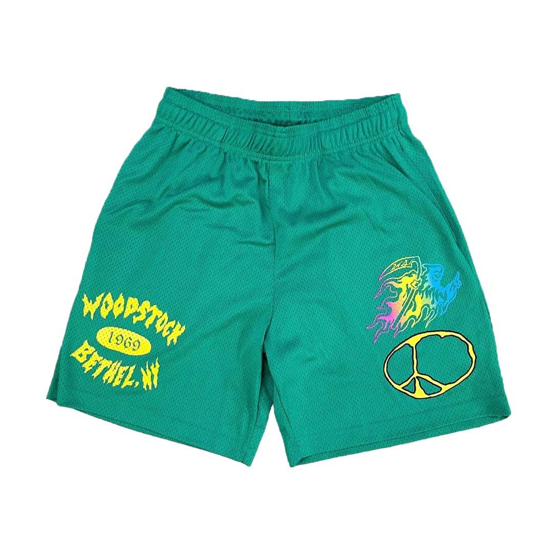 Warren Lotas Woodstock Mesh Green Shorts Size US 30 / EU 46 - 1 Preview