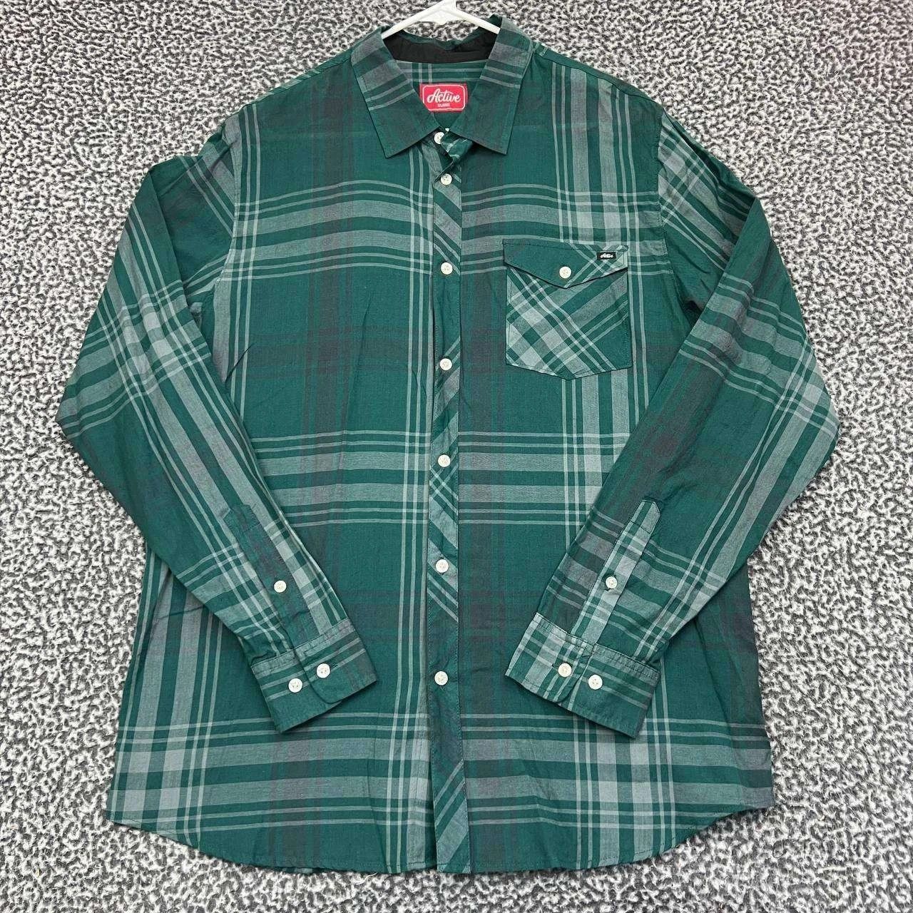 Active Ride Shop Active Ride Shop Shirt Men Plaid Flannel Button Up XL Size US XL / EU 56 / 4 - 1 Thumbnail