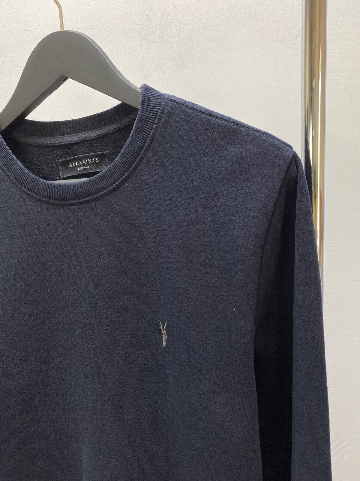 Allsaints × Vintage Vintage Allsaints Black Classic Sweatshirt Style Size US M / EU 48-50 / 2 - 8 Thumbnail