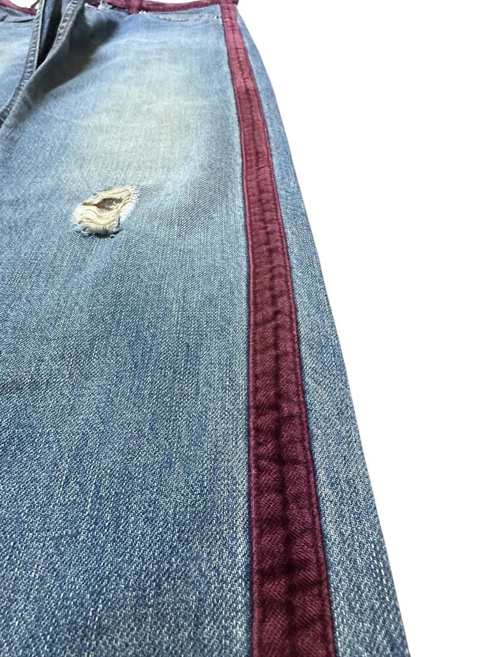 Undercover Vintage Undercover For Rebels Red Essence Faded Denim Size US 30 / EU 46 - 5 Thumbnail