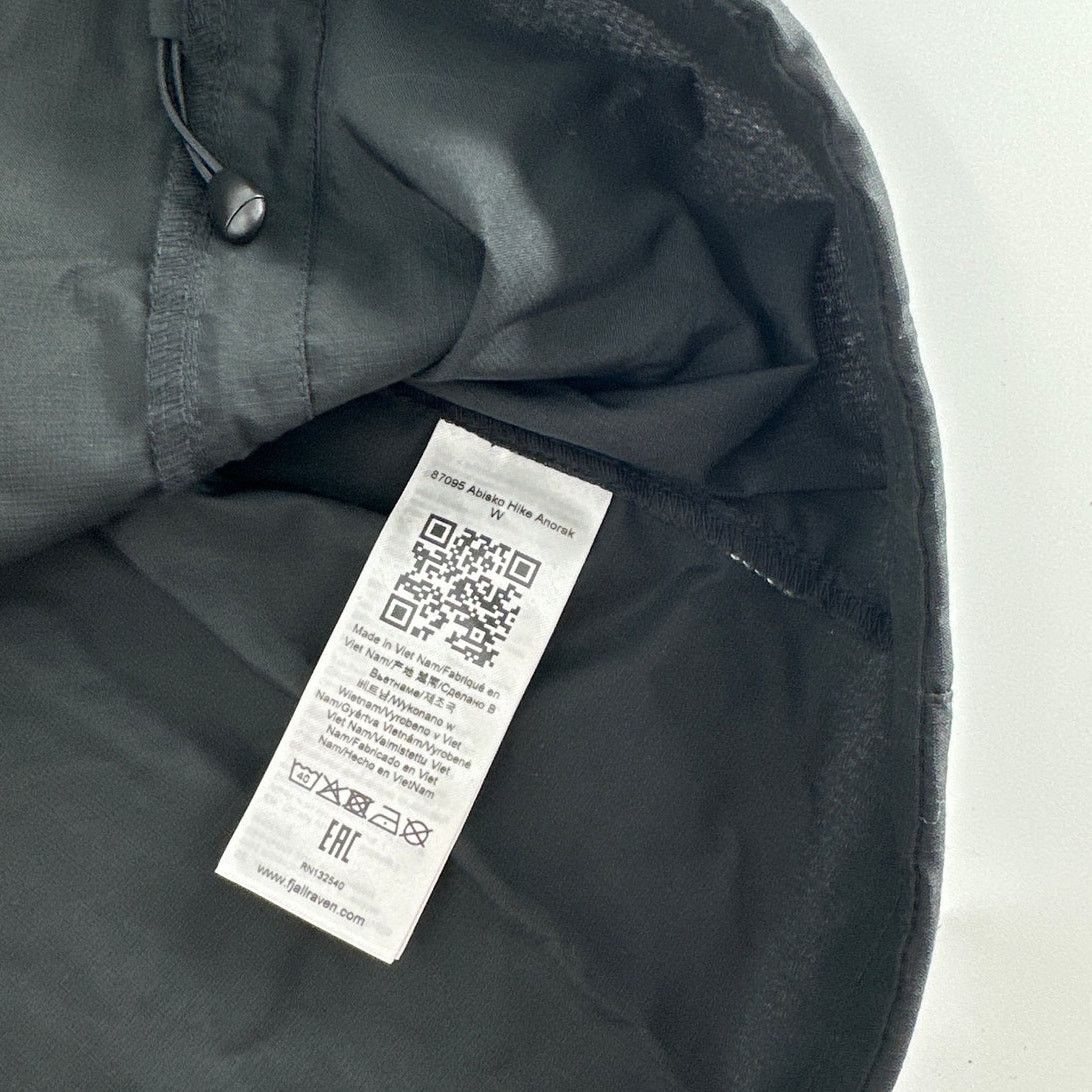 Fjallraven Fjallraven Women's Black Abisko Hike Anorak Jacket Size XL Size XL / US 12-14 / IT 48-50 - 8 Thumbnail