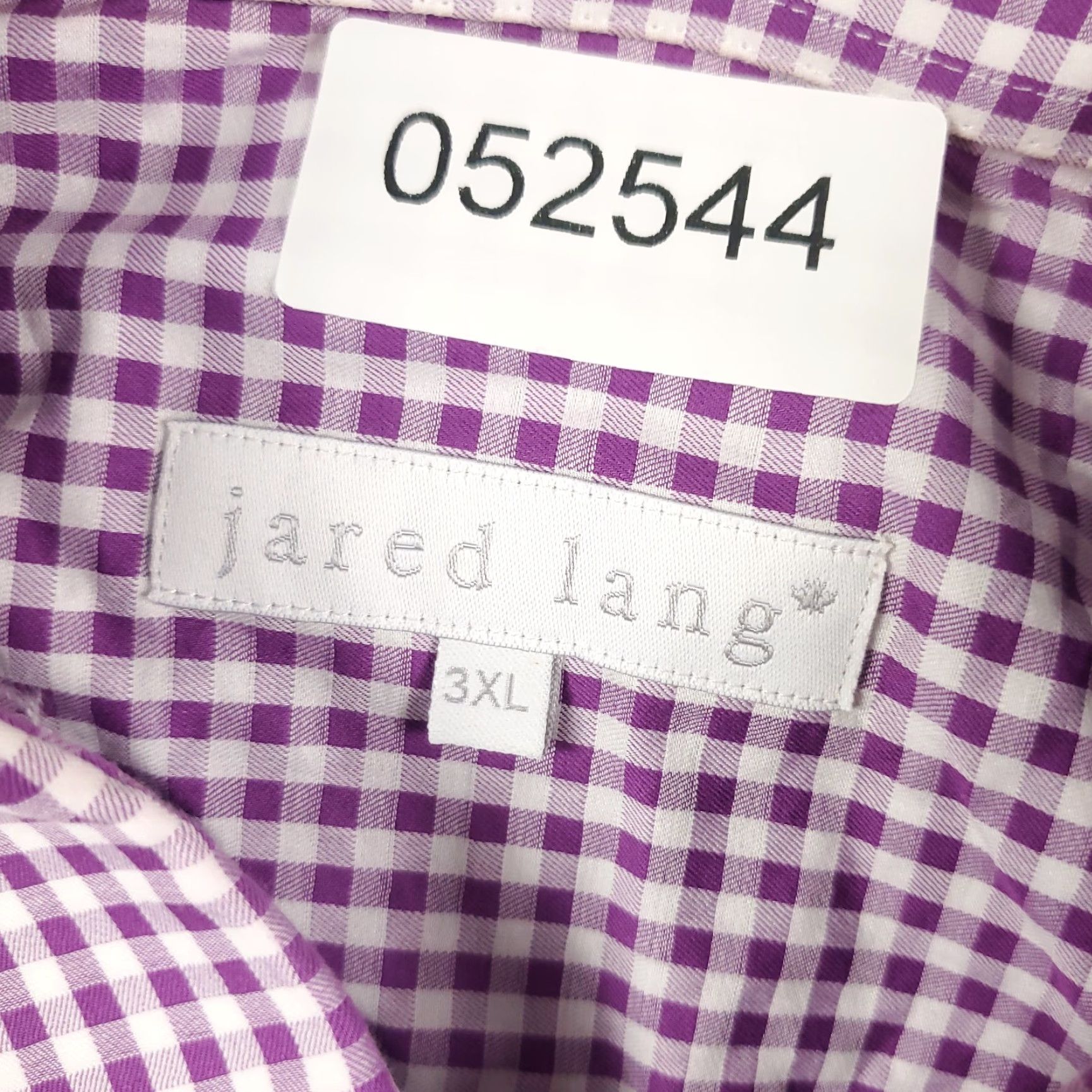 Jared Lang Jared Lang Shirt Mens 3XL Purple Button-Up Long Sleeve Casual Workwear Size US XXL / EU 58 / 5 - 6 Thumbnail