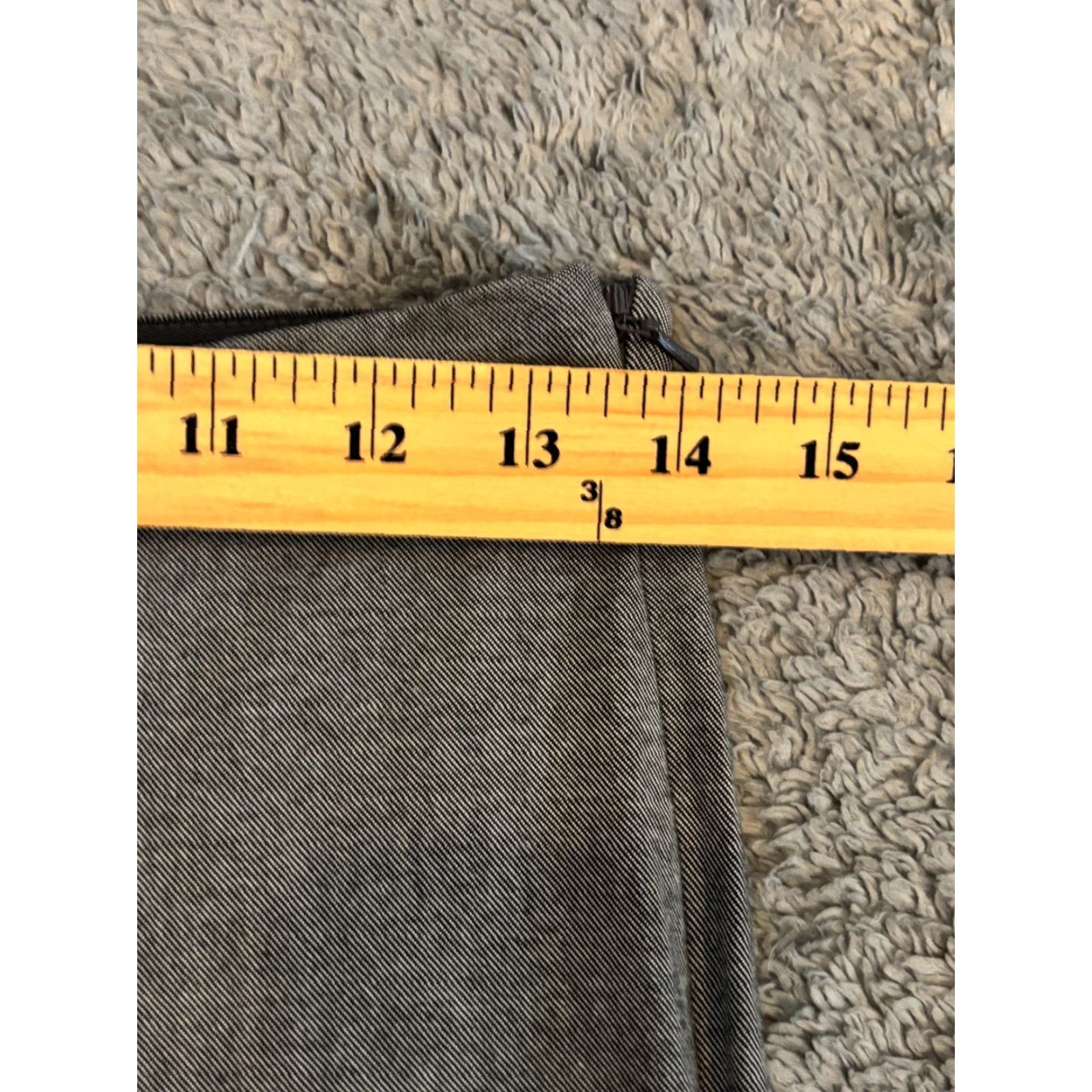 Banana Republic Banana Republic Pants Womens 4P Career Ankle Gray Pull On Side Zip Elastic Waist Size 27" / US 4 / IT 40 - 3 Thumbnail