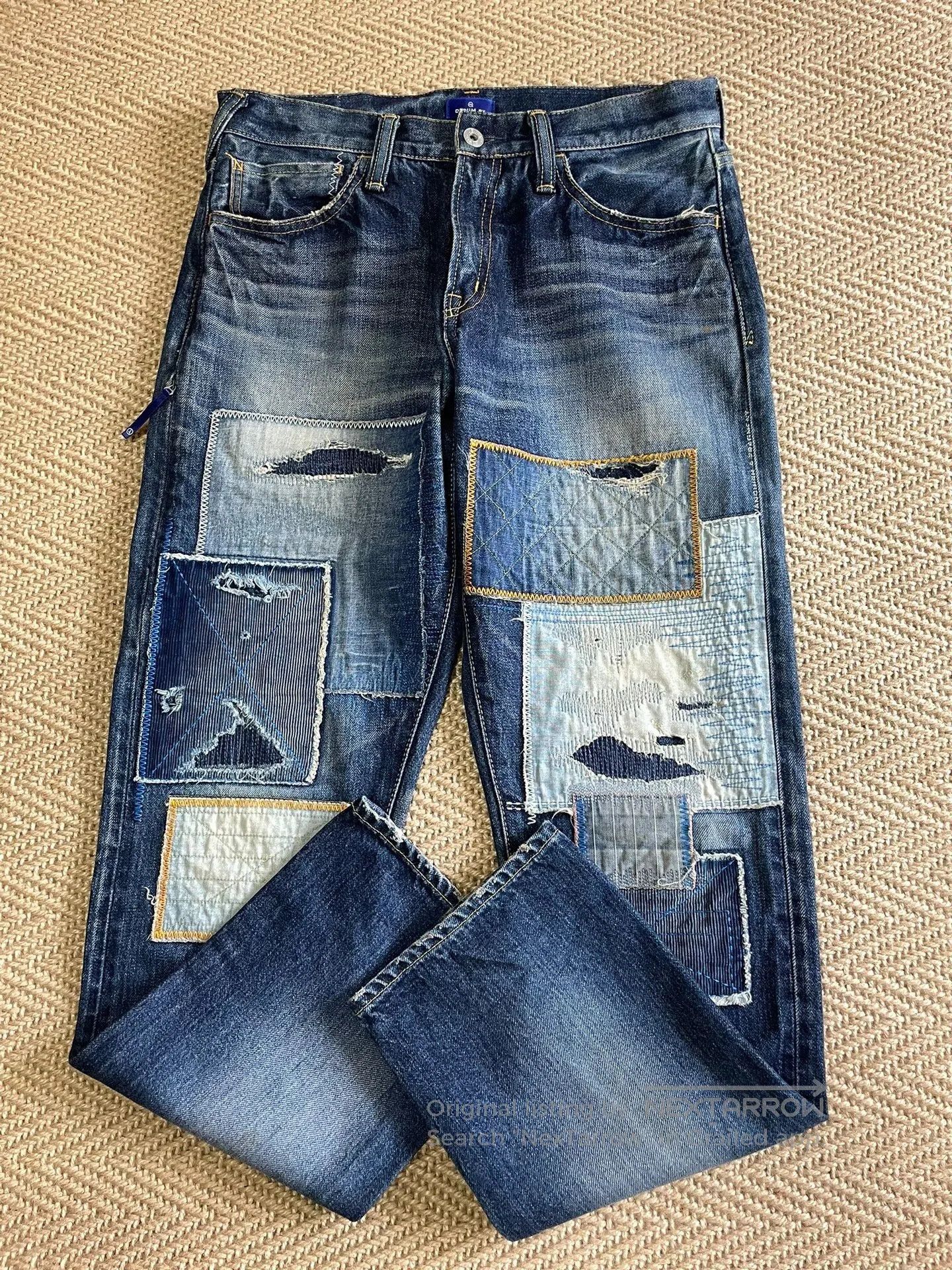Vanquish denim by vanquish fragment distressed denim pants. Size US 28 / EU 44 - 5 Thumbnail