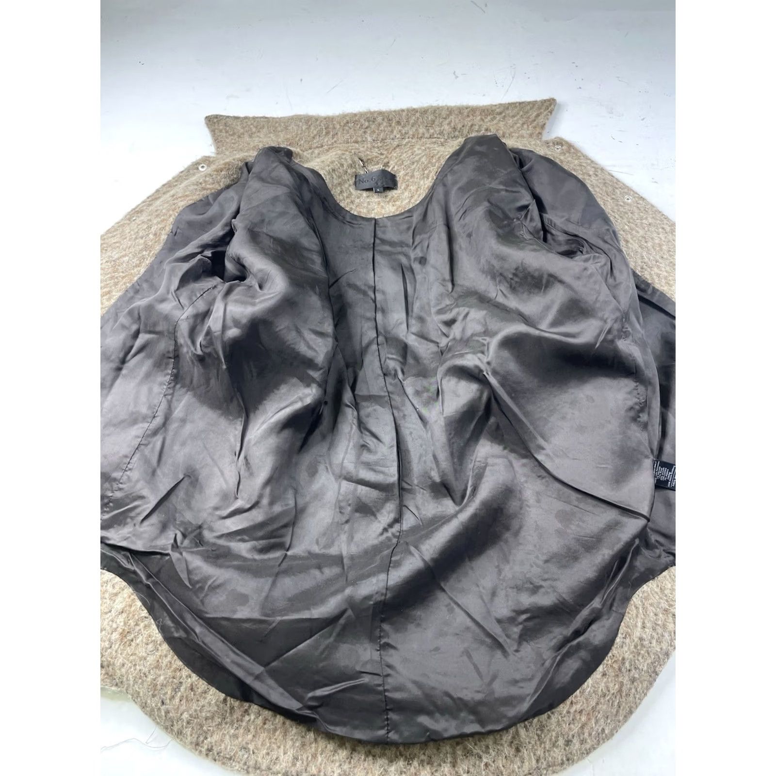 Vintage No.6 Store New York Wilson Jacket Oat Womens L Shacket Wool Snap Jackets Womens L Oat No.6Style Art Designer Vintage No Size L / US 10 / IT 46 - 2 Thumbnail
